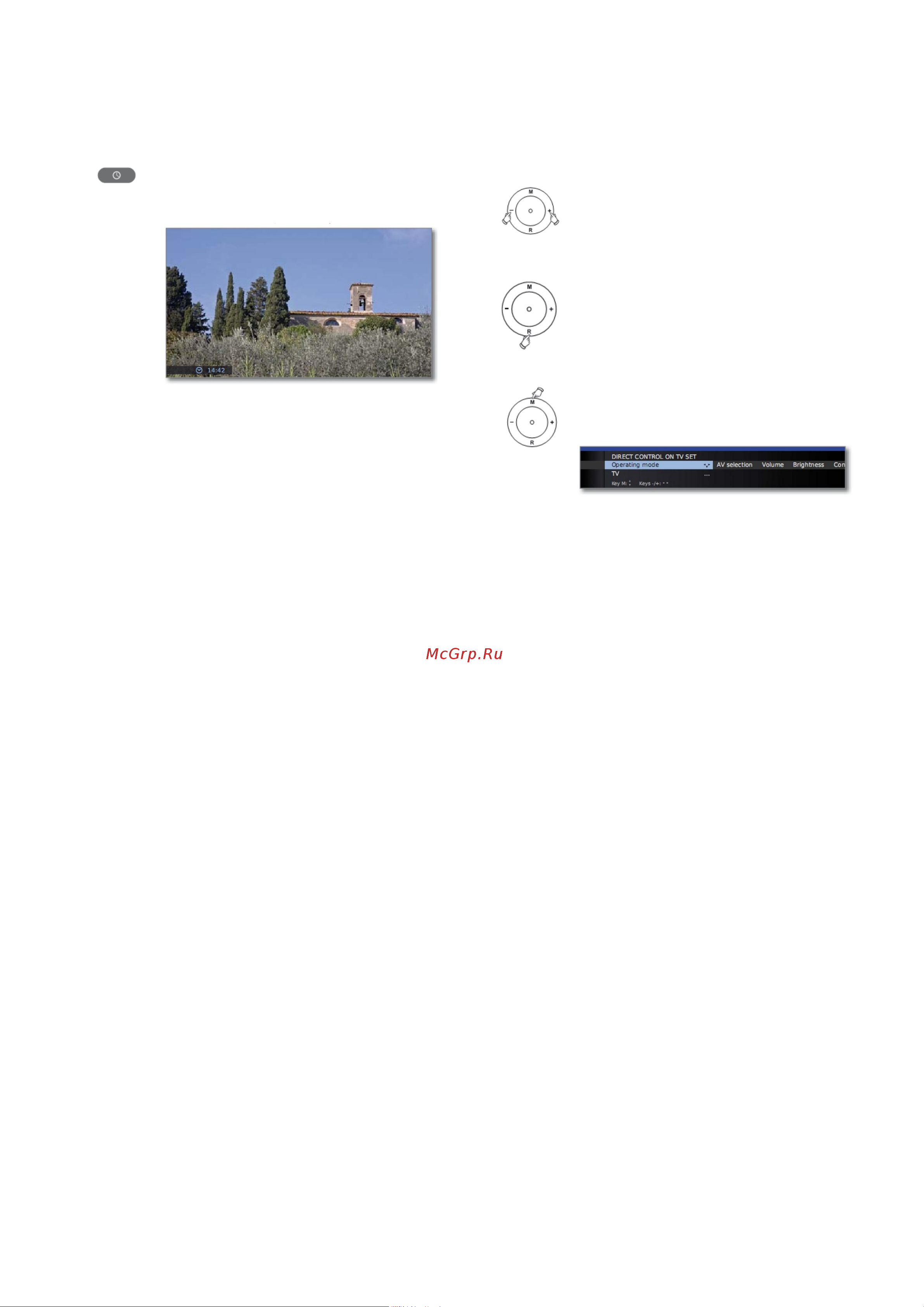 Loewe Xelos 32 50422W80 Silver [38/138] Эксплуатация без пульта ду