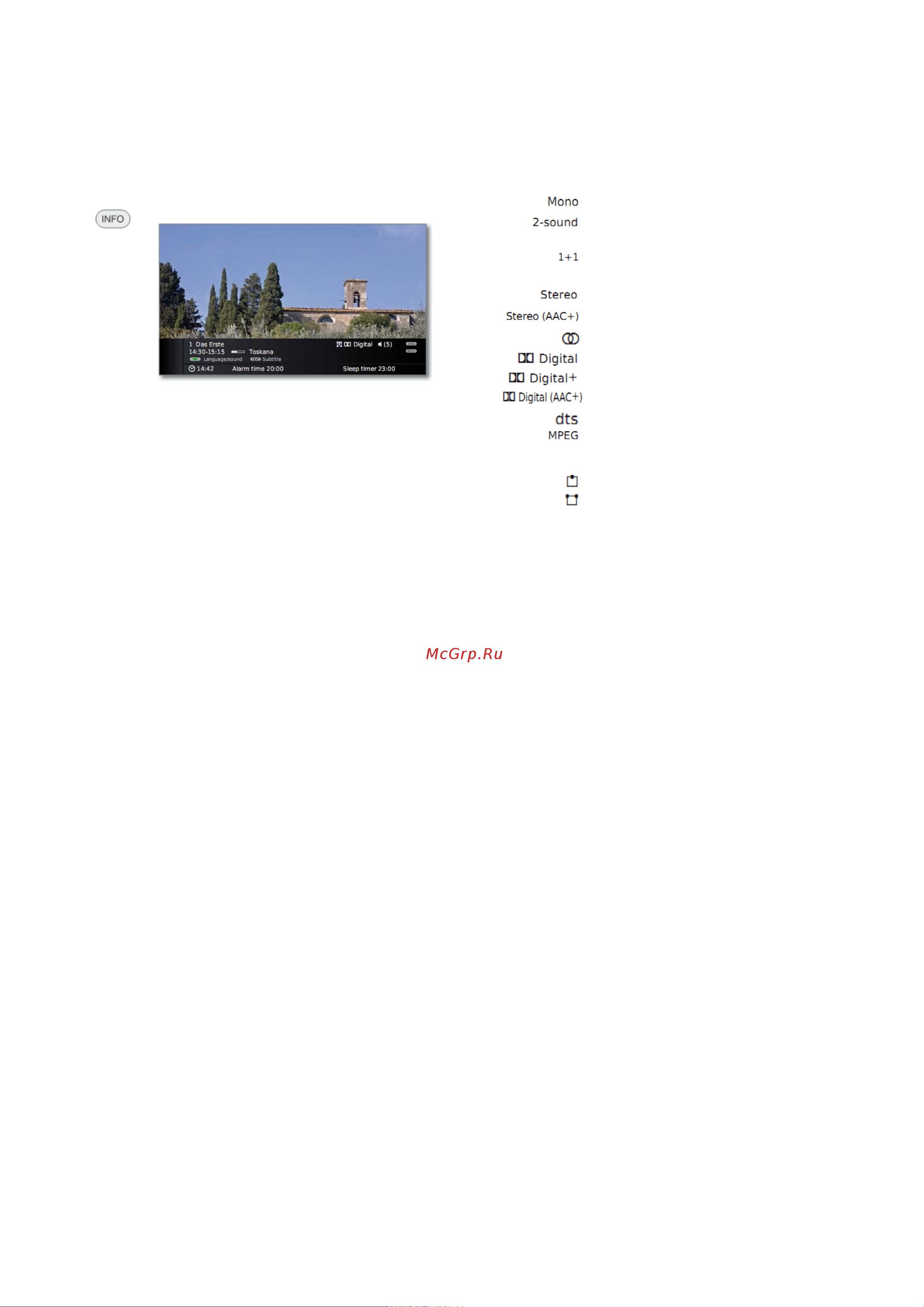 Loewe Xelos 32 50422W80 Silver [39/138] Пояснение к символам индикации статуса