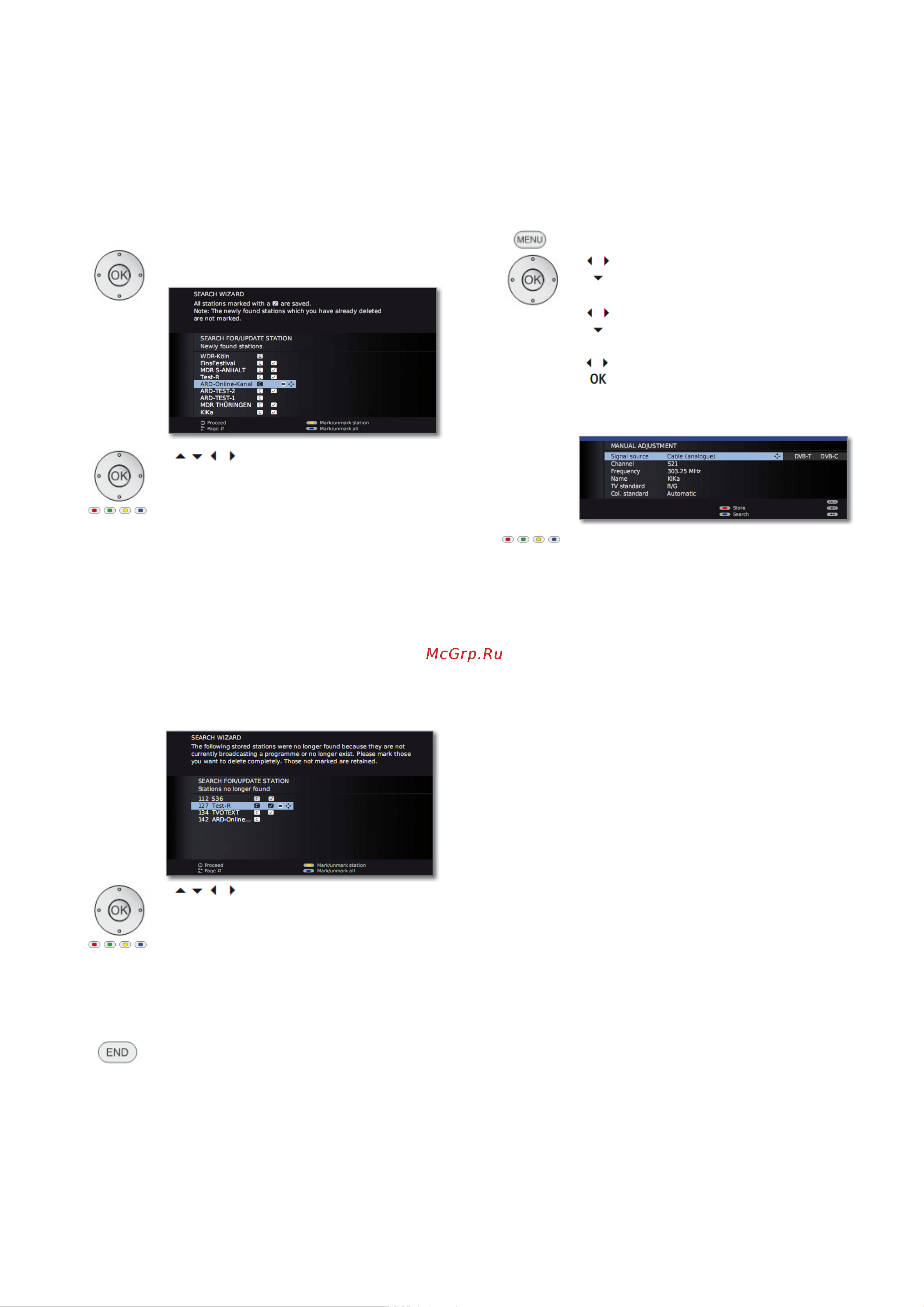 Loewe Xelos 32 50422T80 Silver [42/138] Работа со станциями