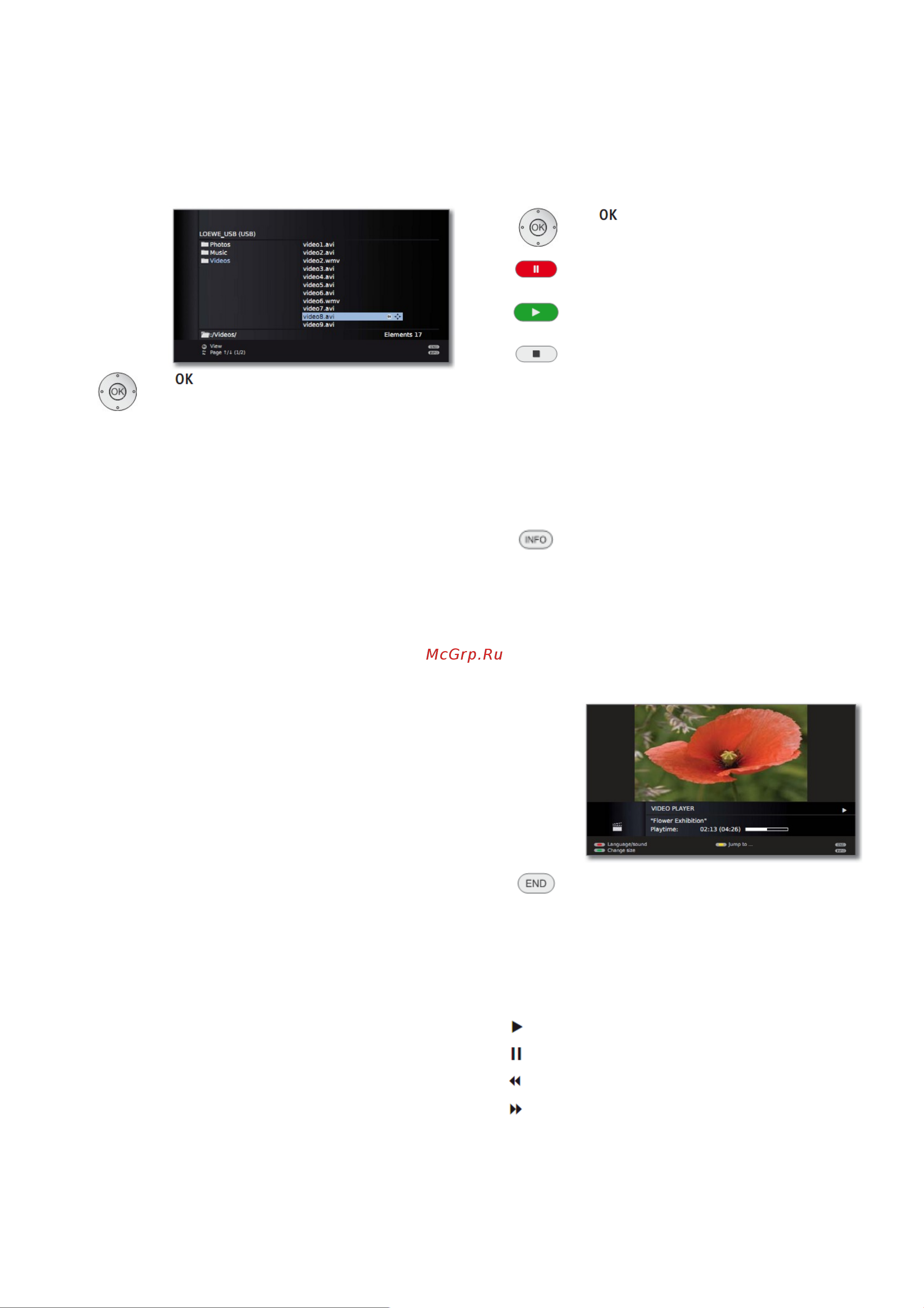 Loewe Xelos 32 50422T80 Silver [69/138] Пояснение символов в строке статуса