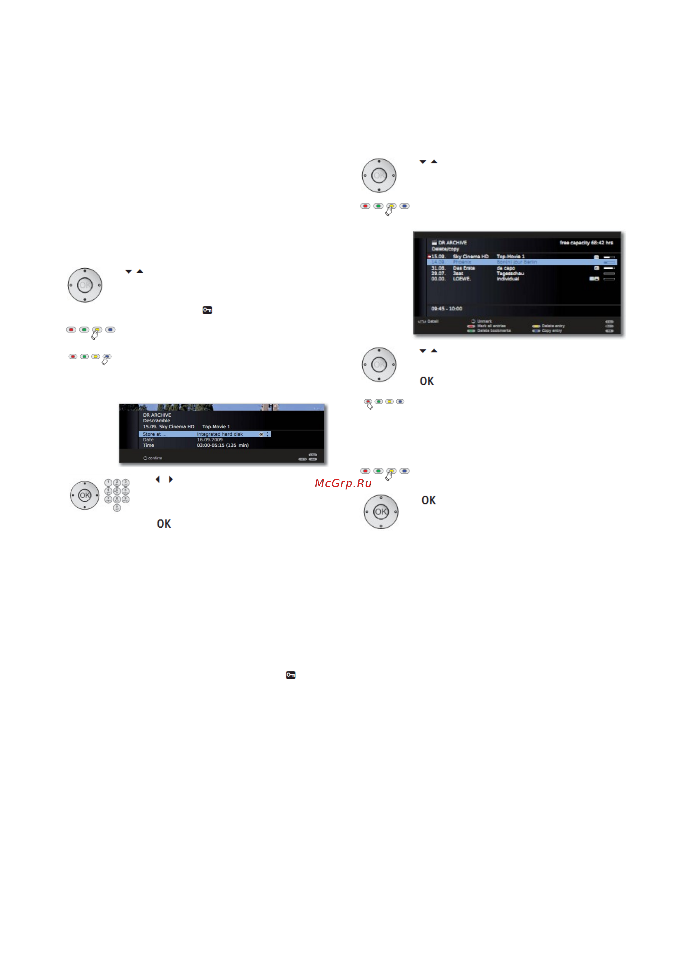 Loewe Xelos 32 50422T80 Silver [89/138] Цифровой рекордер