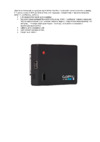 Gopro Внешняя батарея для Hero 3/3+/4 Инструкция по эксплуатации