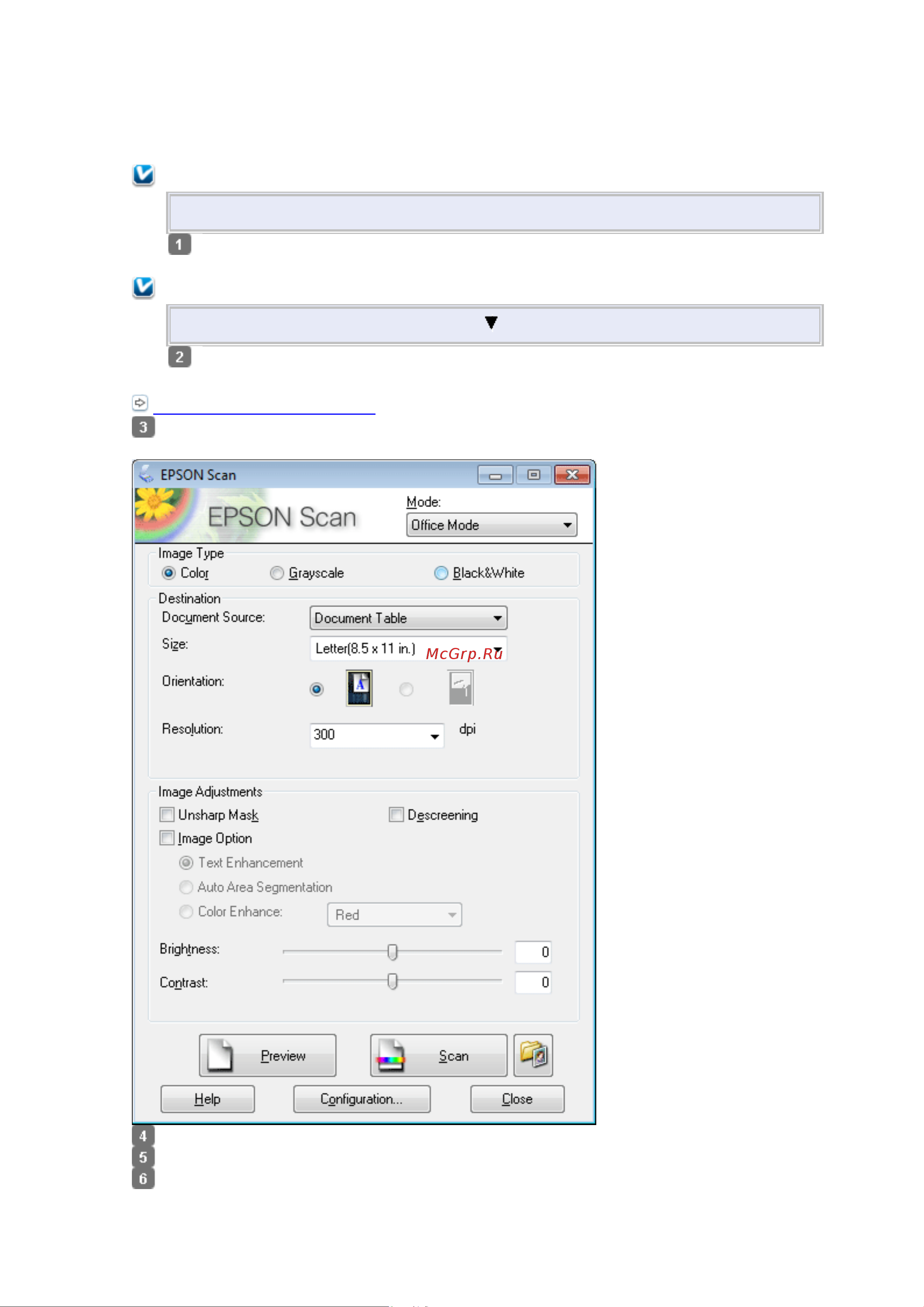 Epson PX730WD  [130/174] Сканирование в office mode офисный режим