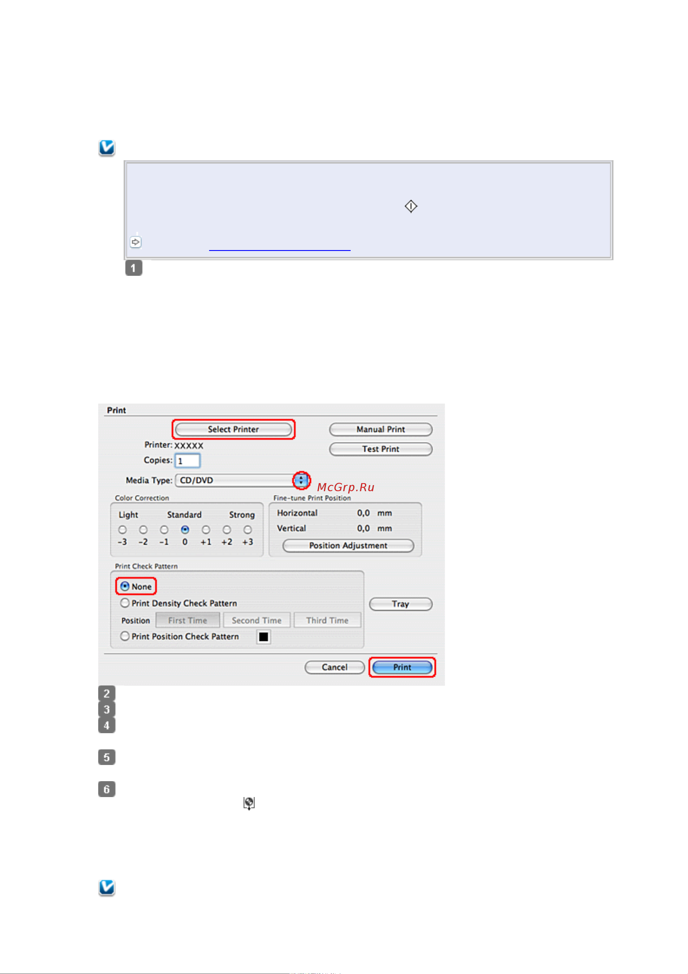 Epson PX730WD  [19/174] Печать на cd dvd в mac os x
