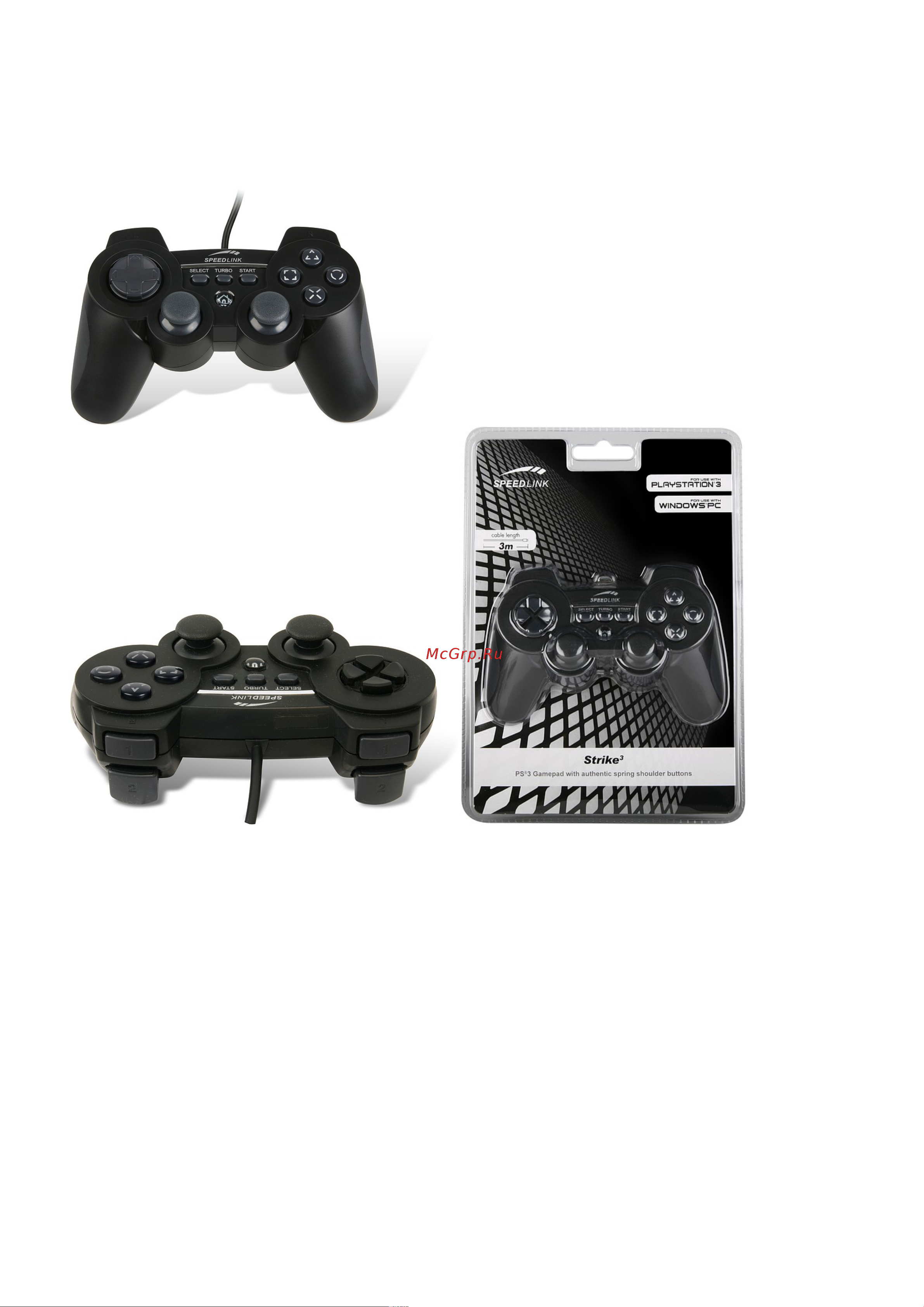 Speedlink STRIKE 3 (SL-4442-SBK) Black Инструкция по эксплуатации онлайн
