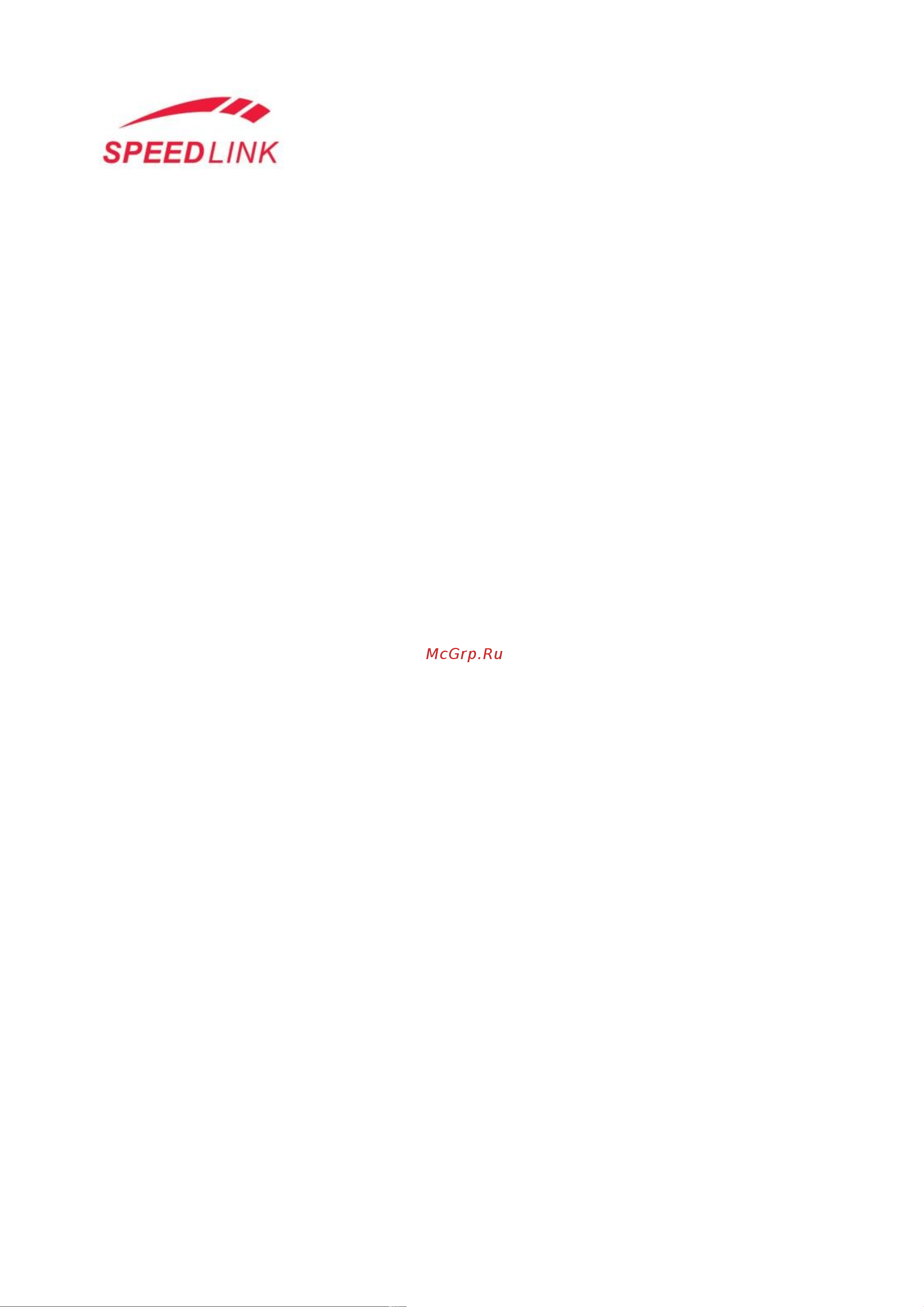 Speedlink SNAPPY (SL-8003-SRD) Red Инструкция по эксплуатации онлайн