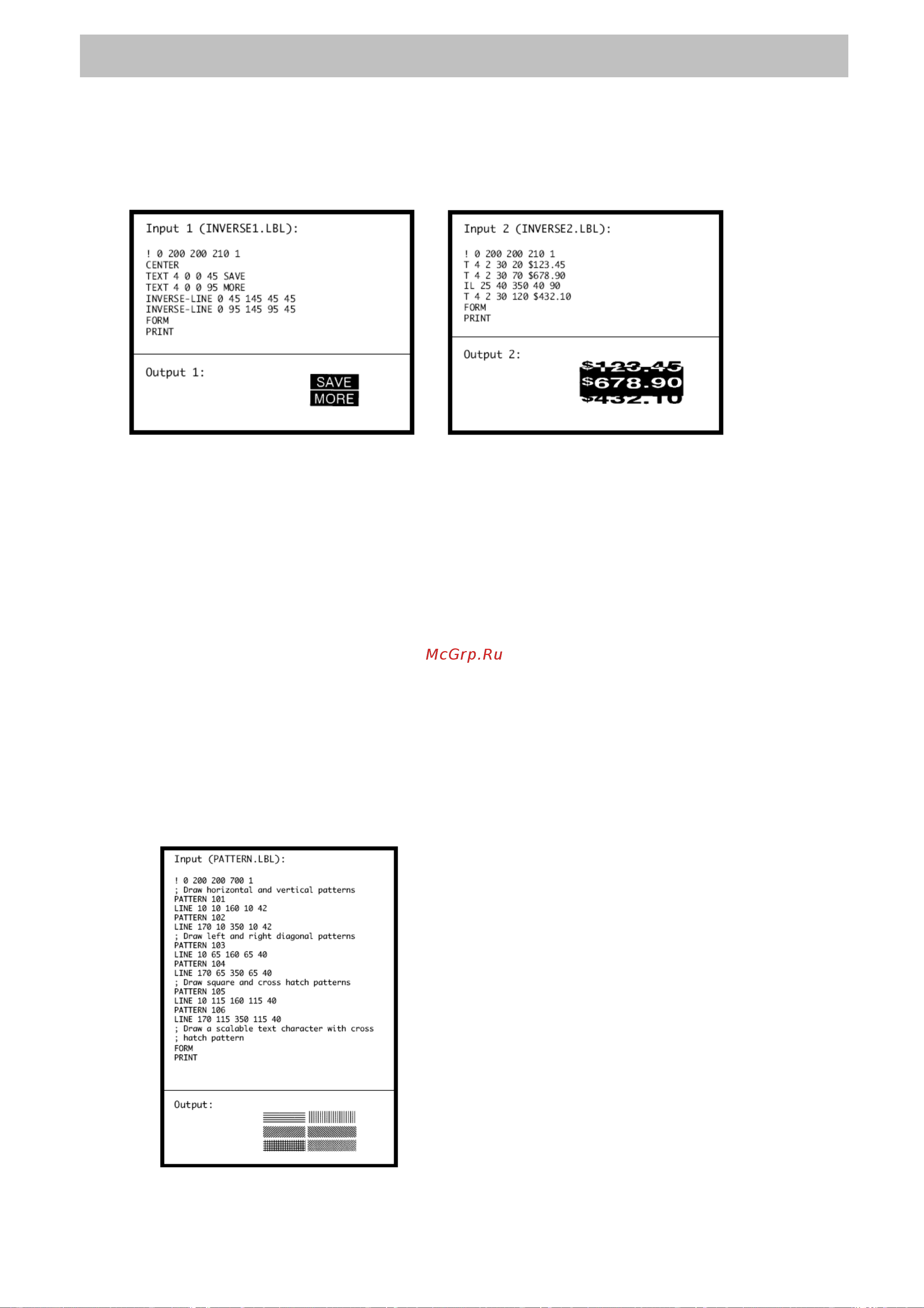 Citizen CMP-30II [21/48] Cmp 30 command manual