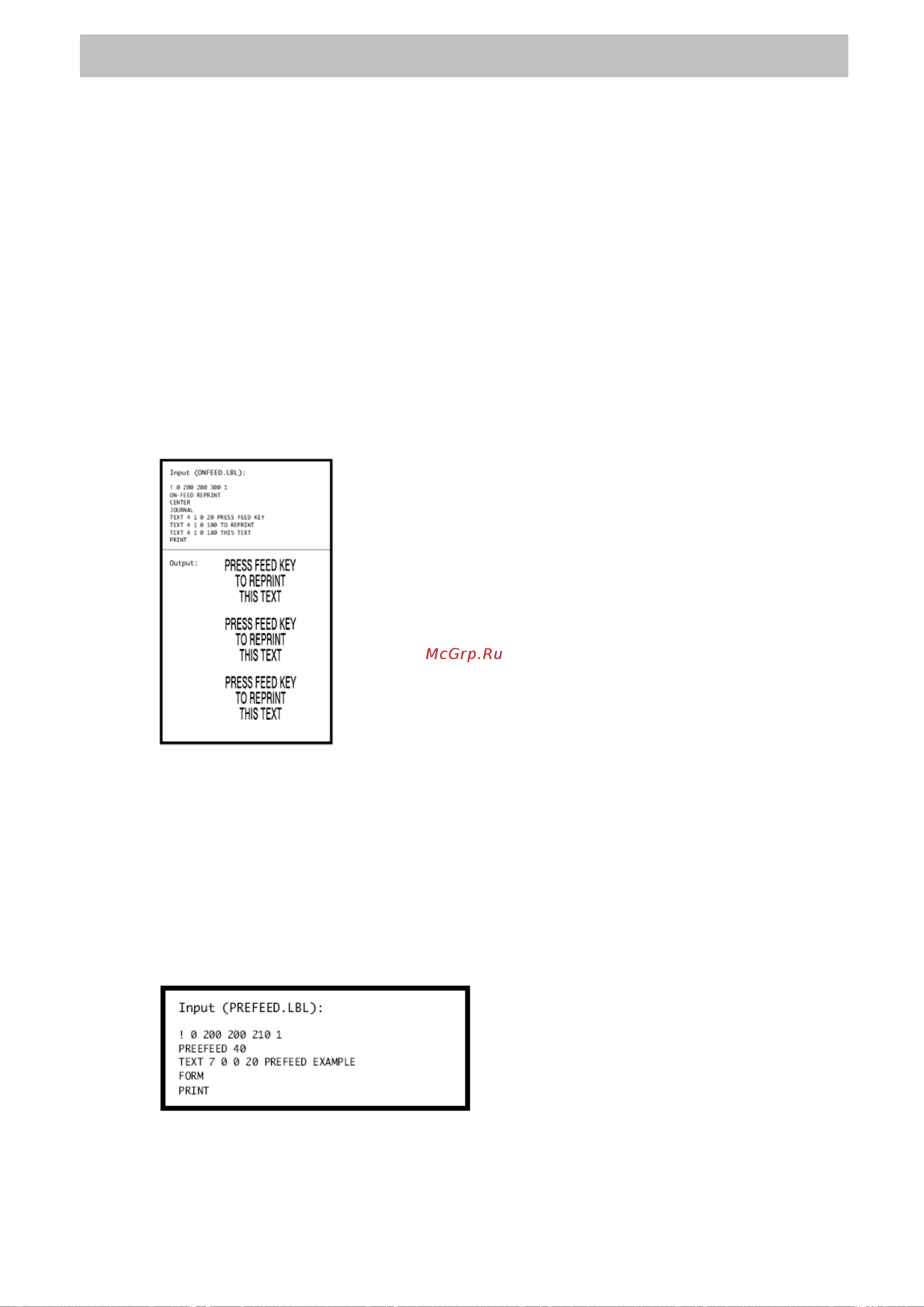 Citizen CMP-30II [28/48] Cmp 30 command manual