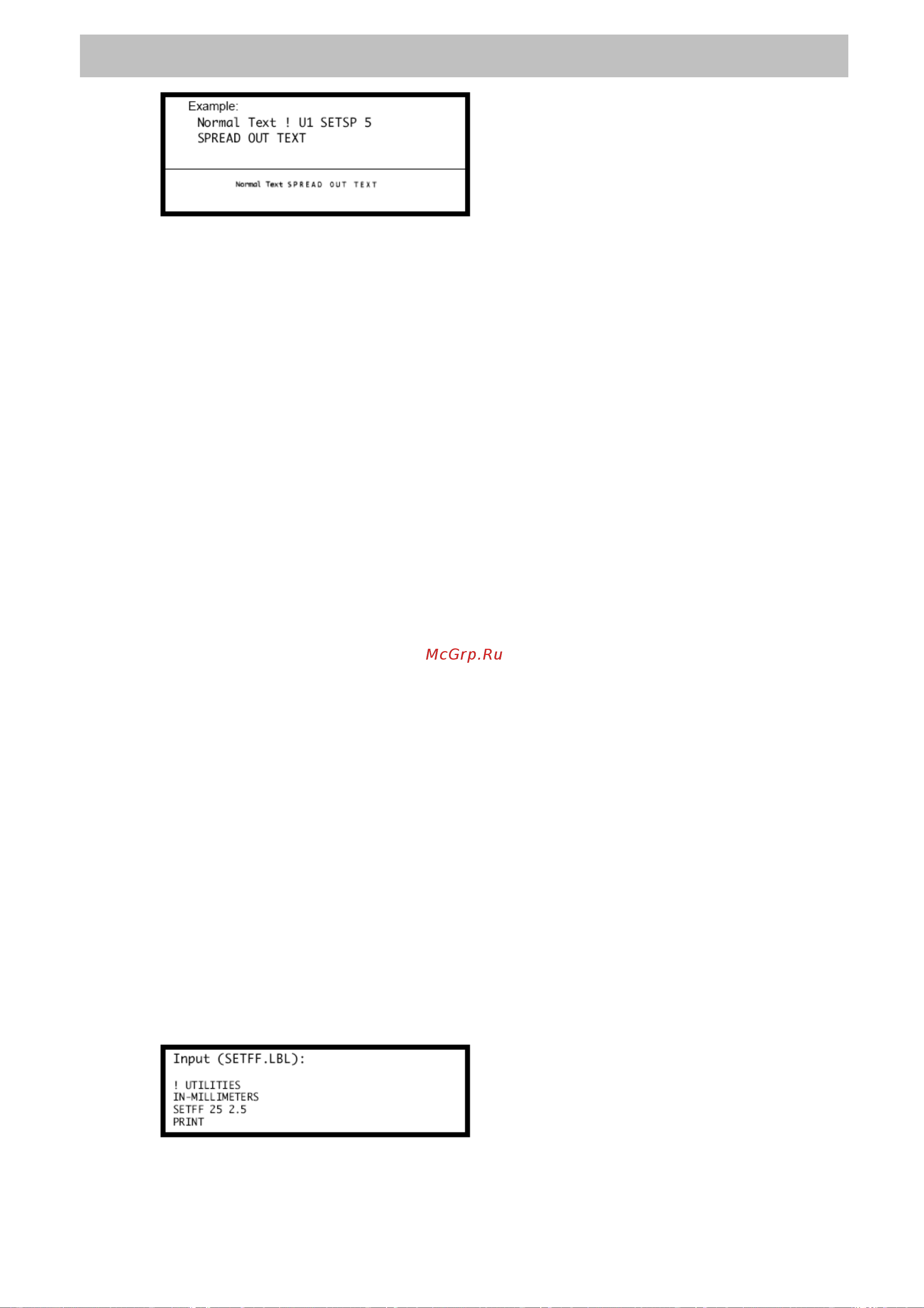 Citizen CMP-30II [33/48] Cmp 30 command manual
