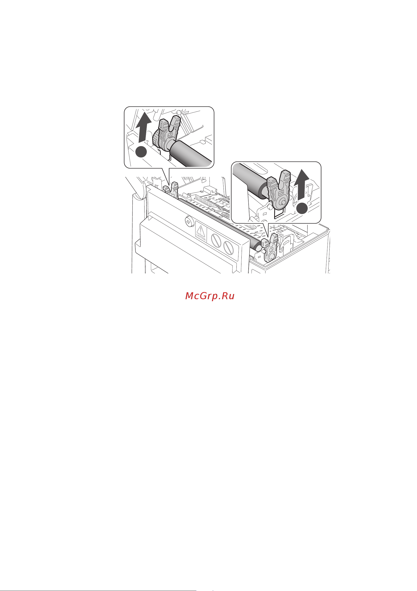 Citizen CL-E720DT [14/16] Remove the platen for cl s400dt