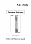 Citizen CT-S851II Command Reference