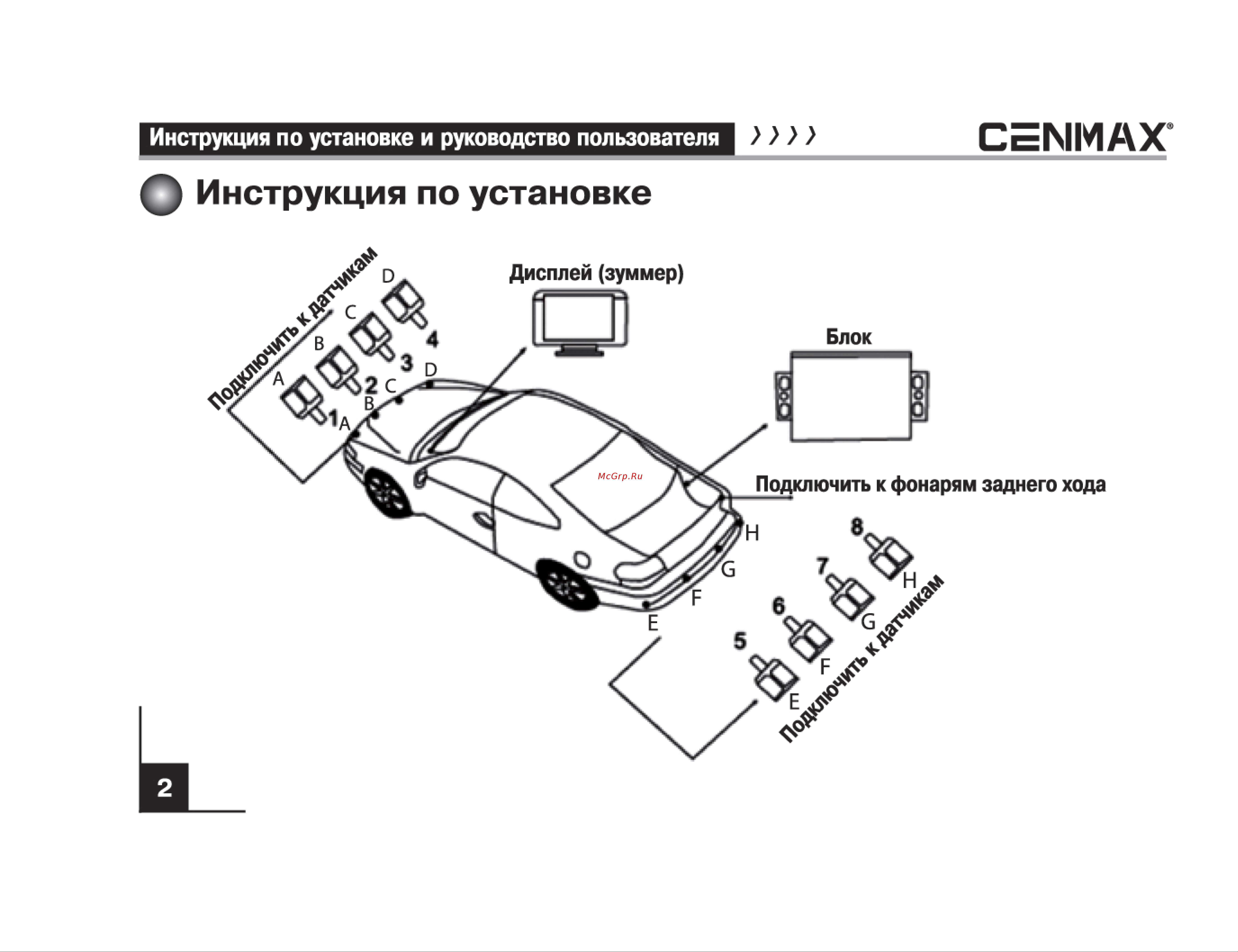 Cenmax PS 8.1 Silver [2/8] Инструкция по установке