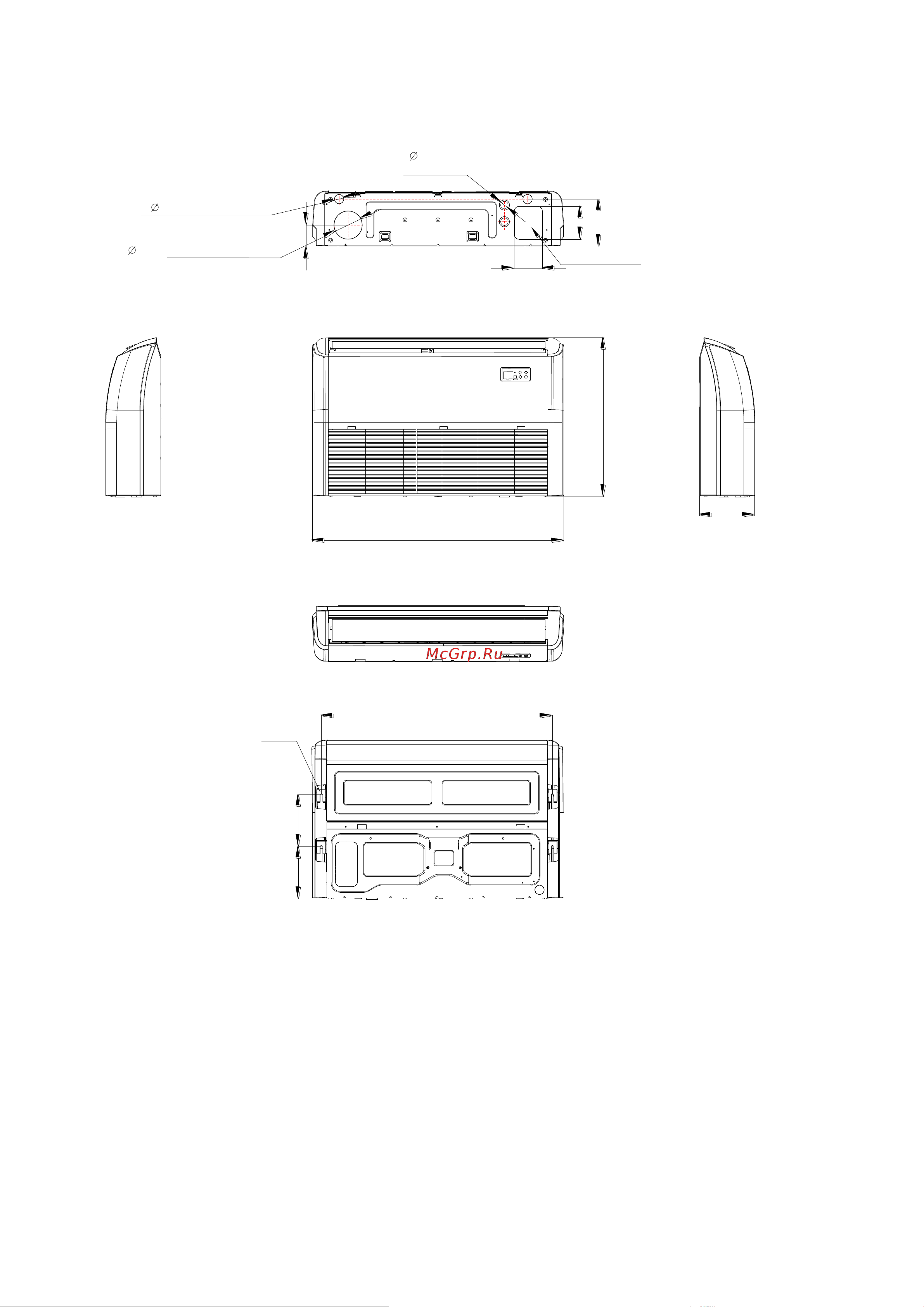 Dantex RK-M09C2N [14/67] Напольно потолочные внутренние блоки rk m18d4l rk m24d4l