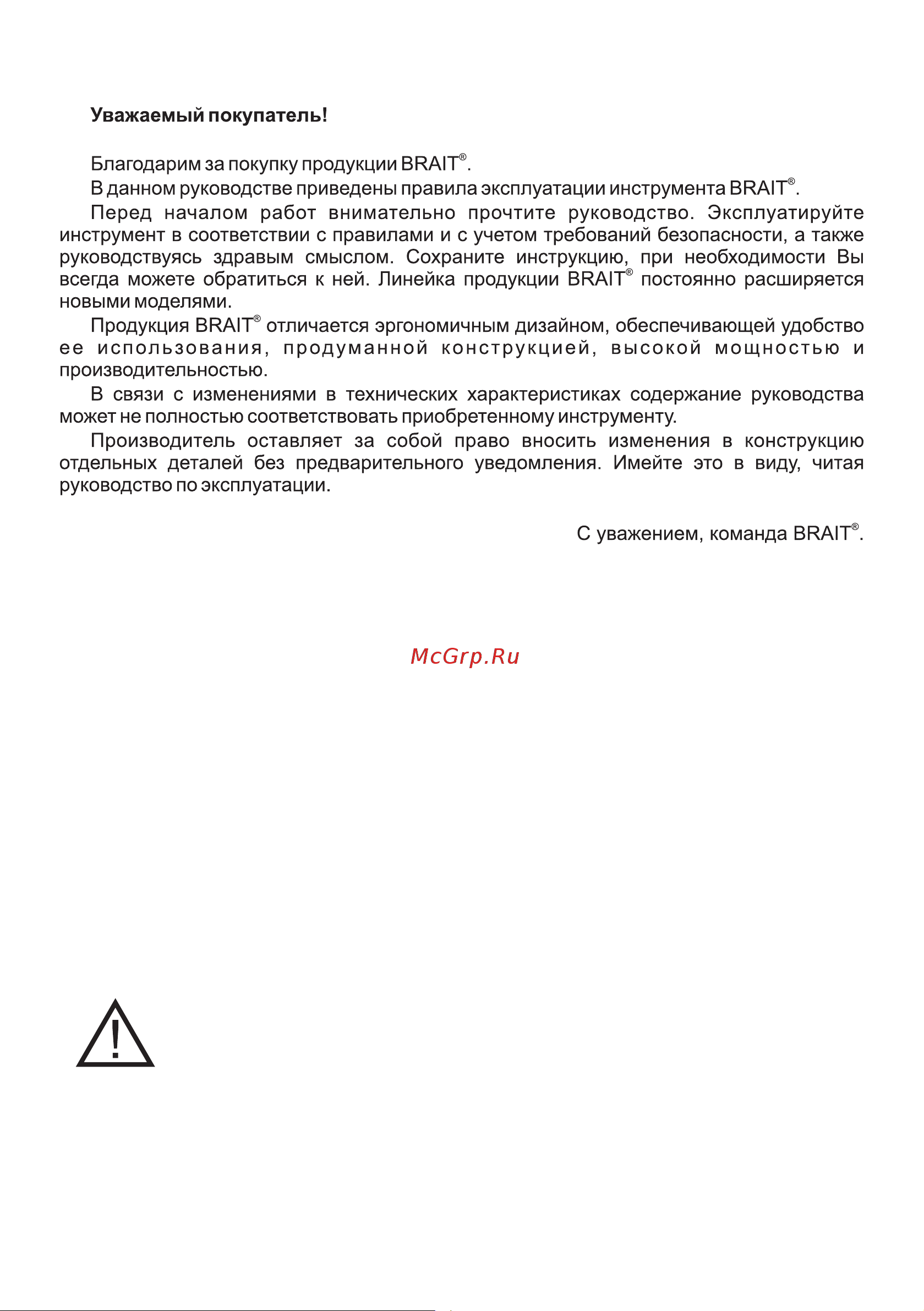 BRAIT BDI950 [2/20] Страница 2