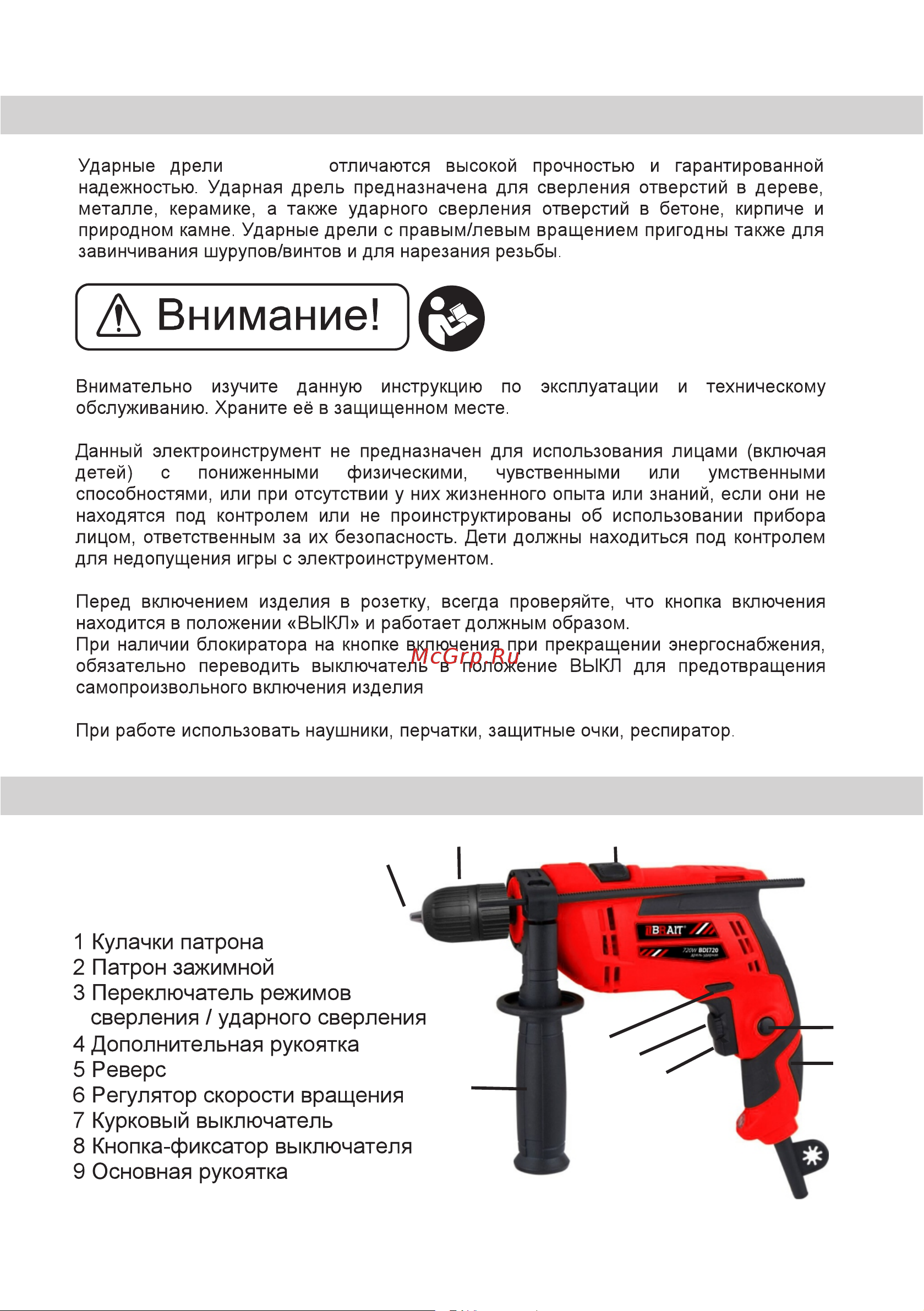 BRAIT BDI950 [3/20] Описание оборудования