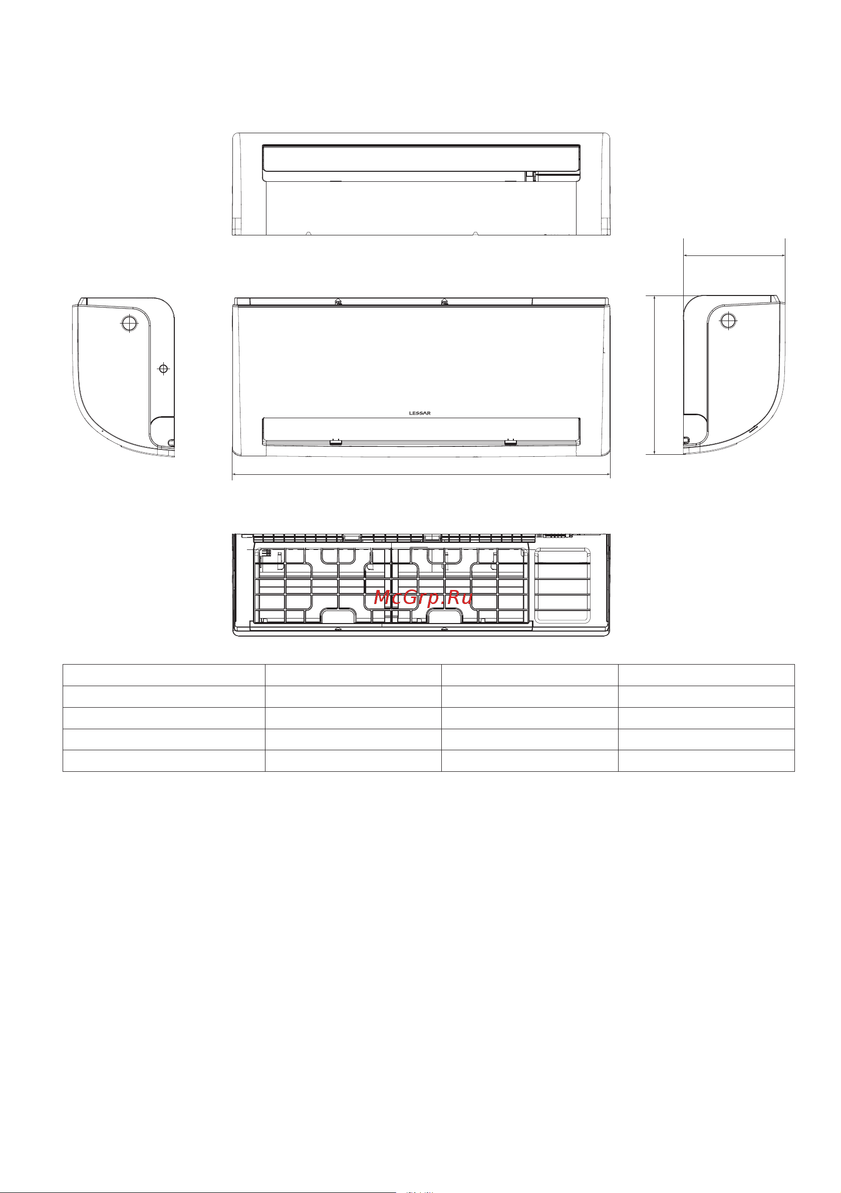 Lessar LS-H09KOA2/LU-H09KOA2 [8/44] Внутренний блок