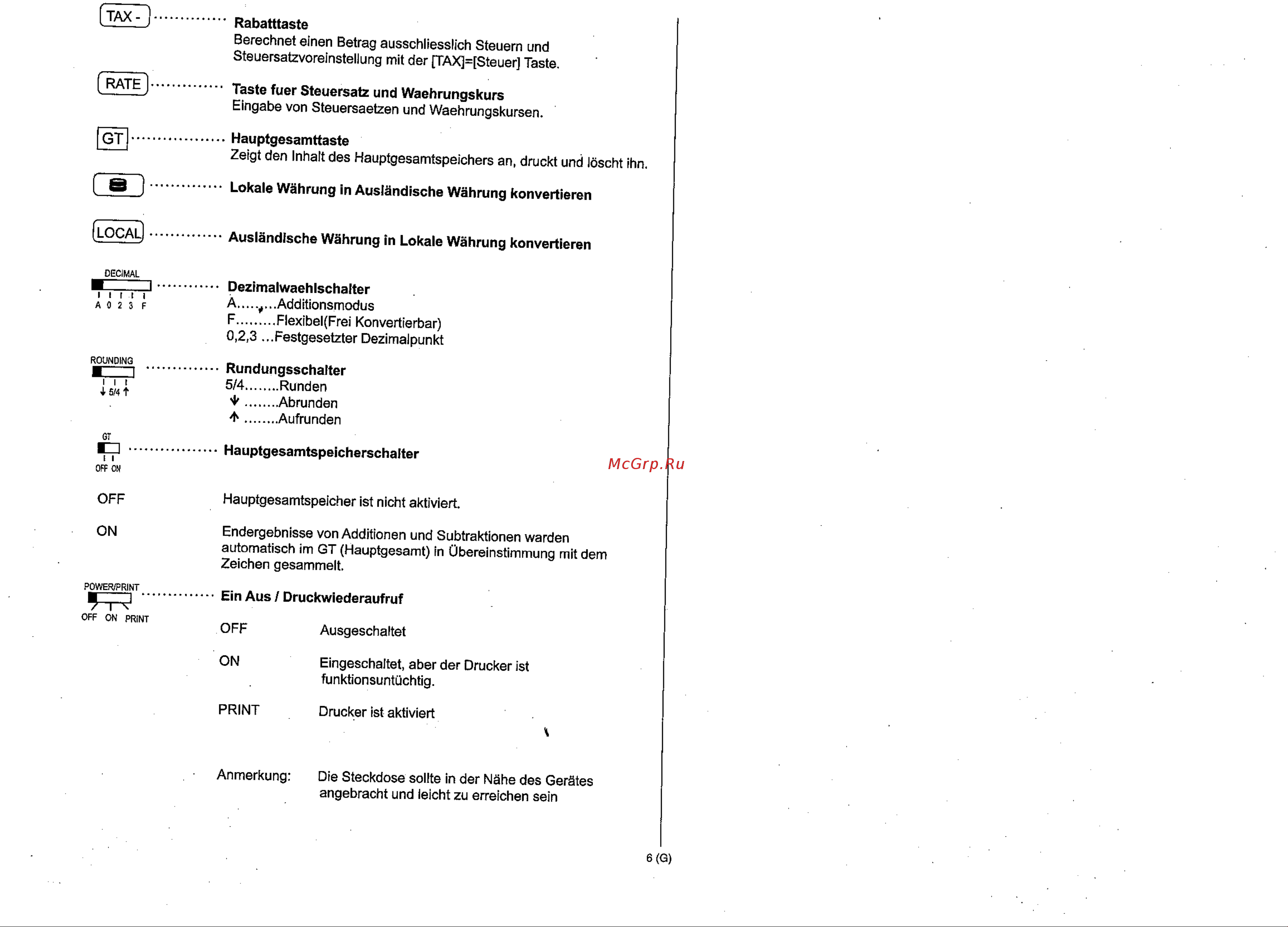 Citizen 520-DPN Руководство по эксплуатации онлайн [10/66] 633095