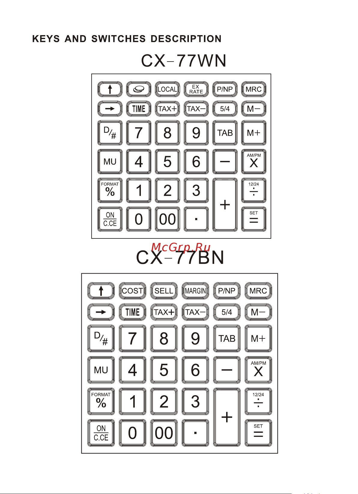 Citizen CX-77BN [3/128] 页面 4