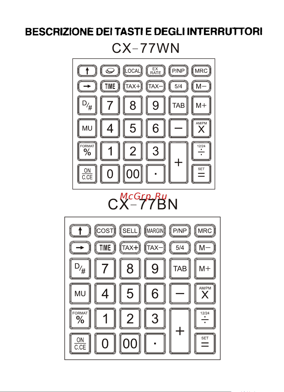 Citizen CX-77WN [31/132] Cx 77bn