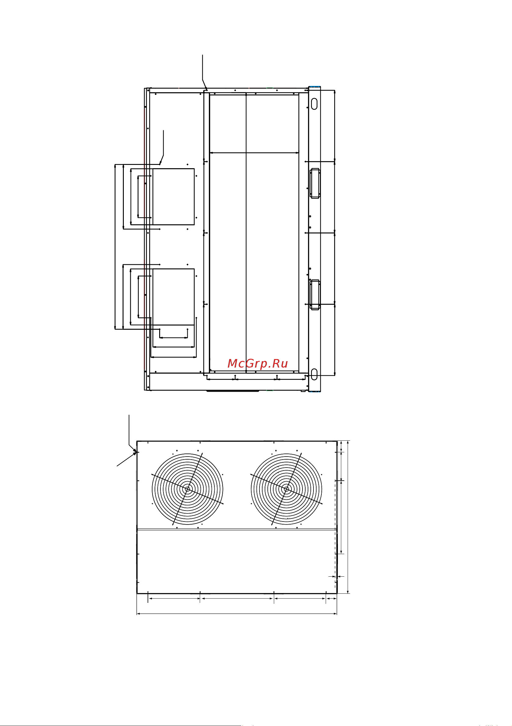 Lessar LUR-FD53NC24A [21/80] Размеры мм
