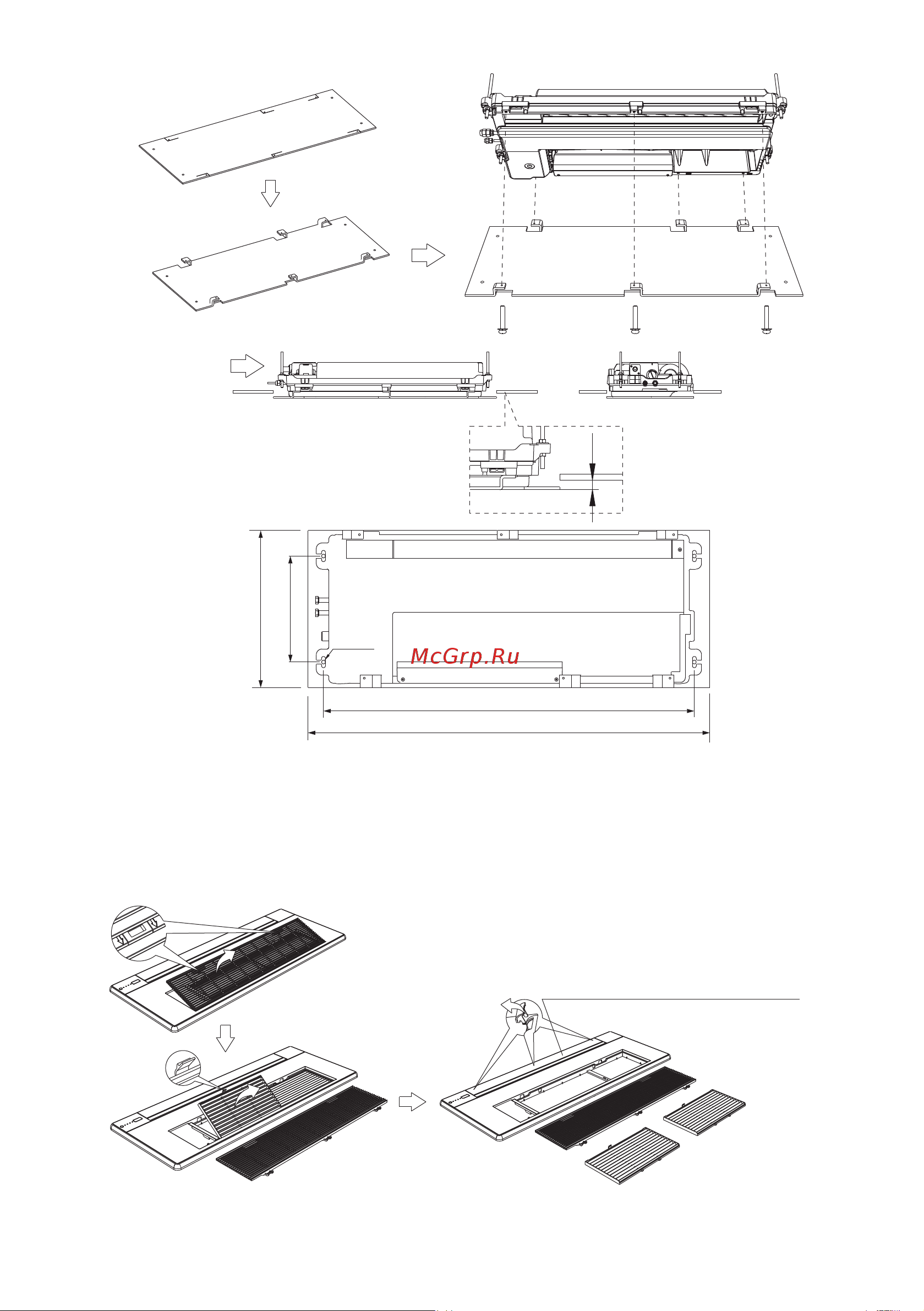 Lessar LSF-300B1J22 [10/24] Установка панели