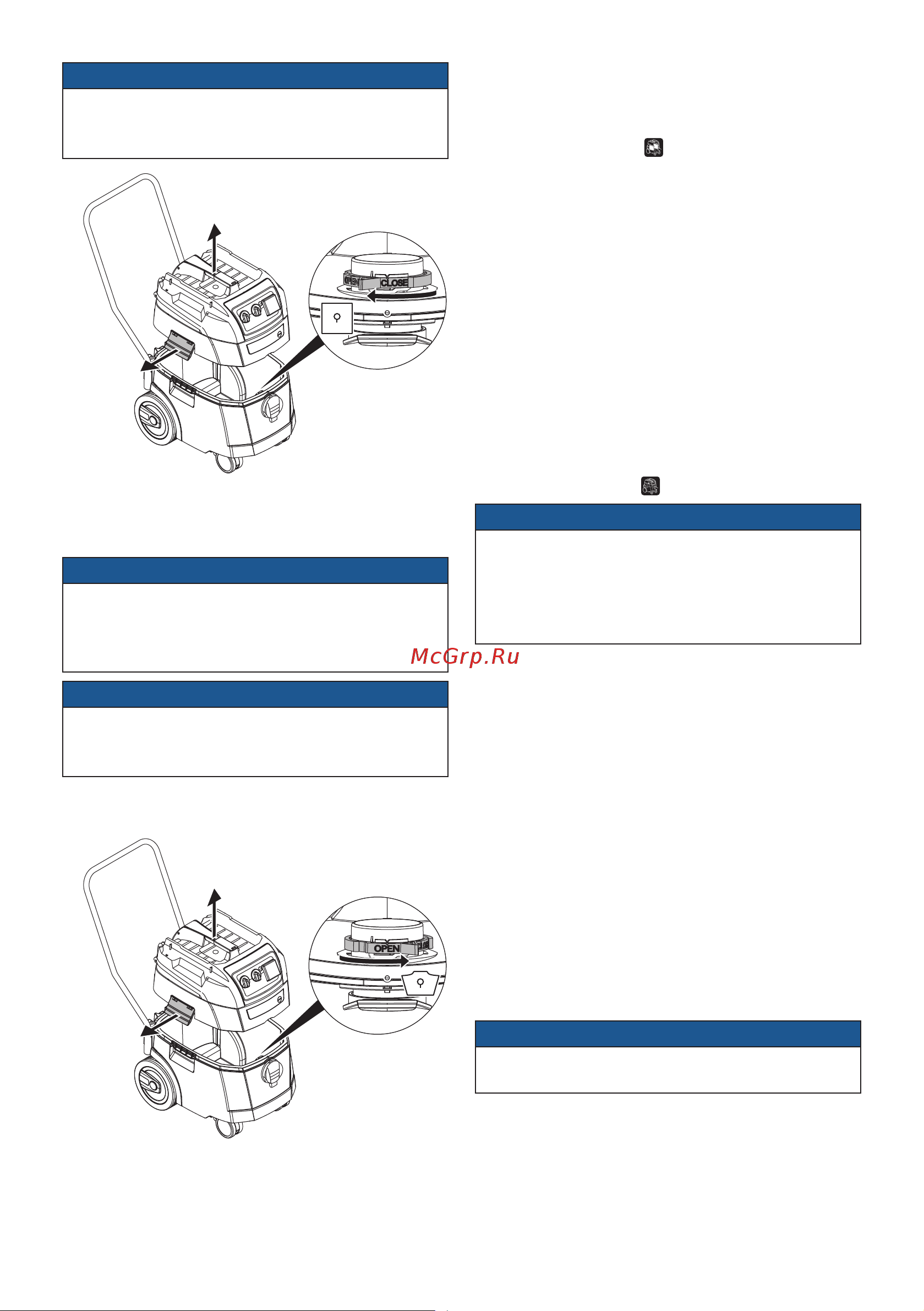 Starmix iPulse H 1635 Safe Plus [27/324] Changing the folded filter cartridges
