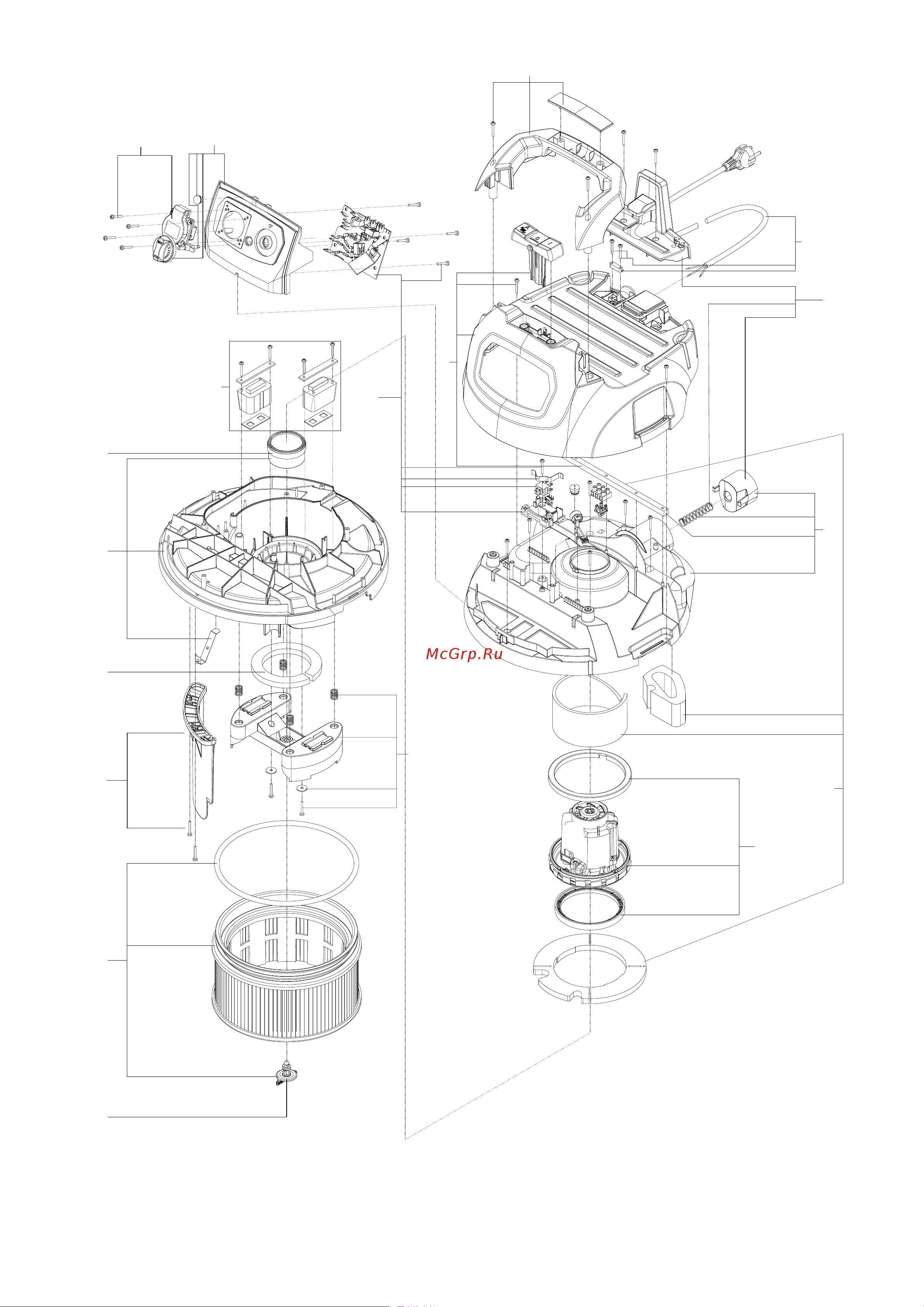 Starmix uClean ADL 1420 EHP Деталировка онлайн [5/9] 633634