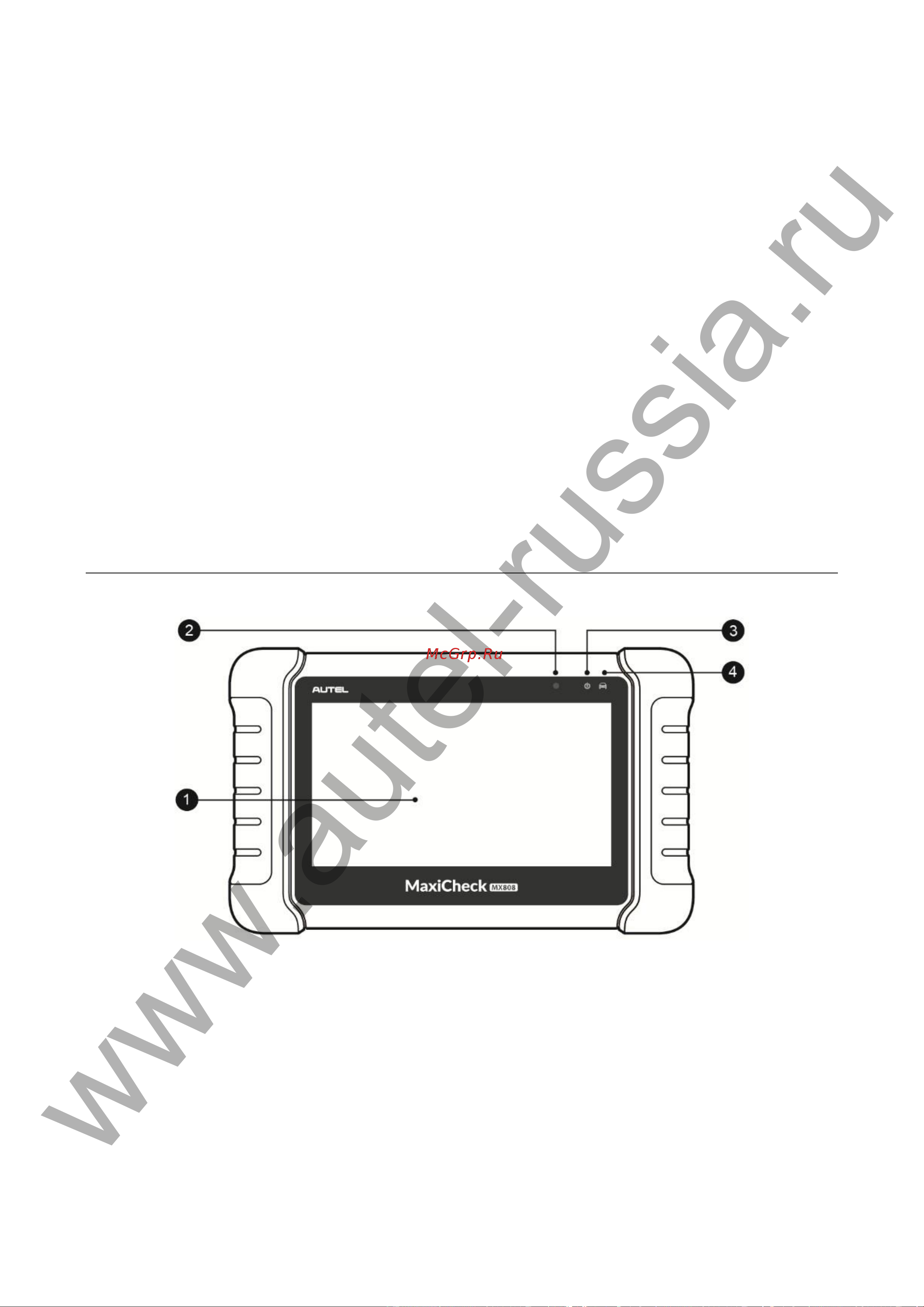 Autel MaxiCheck MX808 [10/140] Описание функциональных возможностей