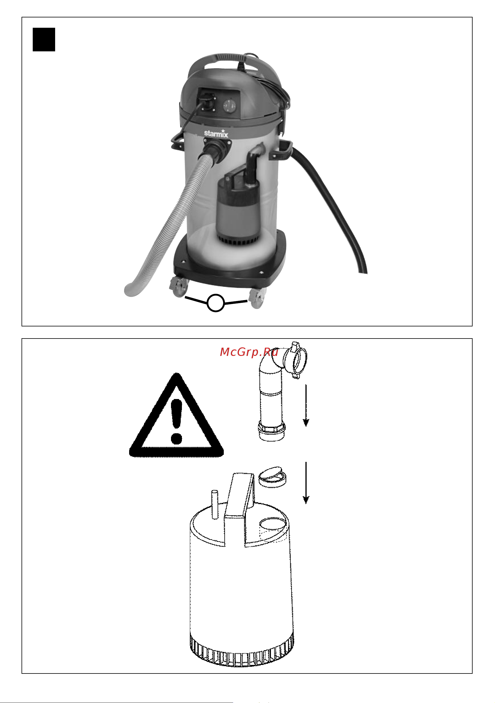 Starmix uClean PA-1455 KFG FW Руководство по эксплуатации онлайн [2/7] 633677