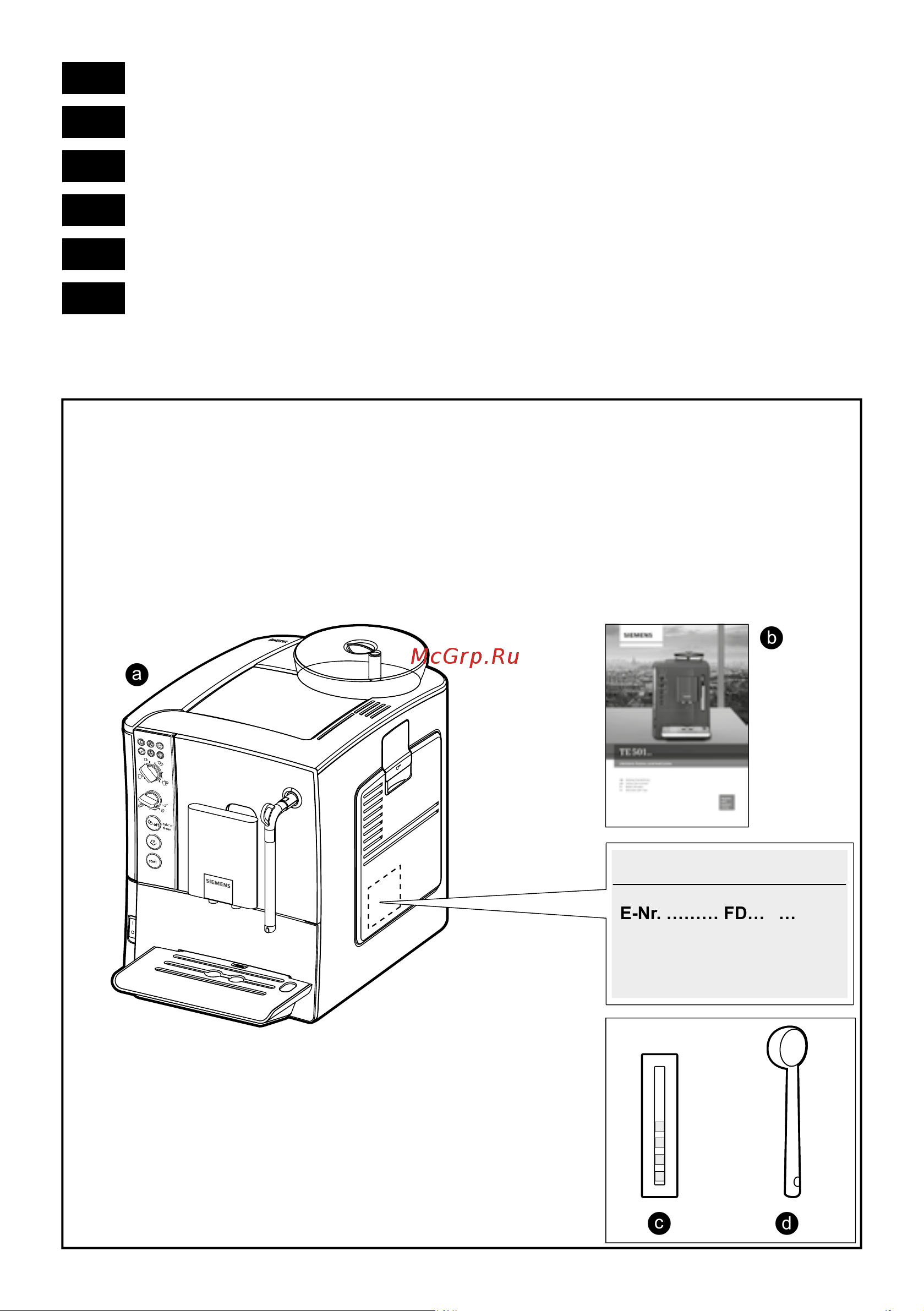 Siemens TE501209 Руководство по эксплуатации онлайн [2/126] 633856