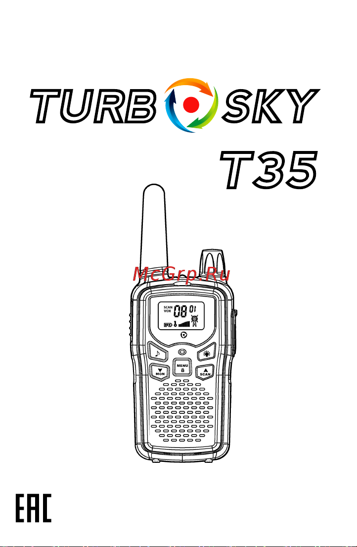 TurboSky T35 Orange Инструкция по эксплуатации онлайн