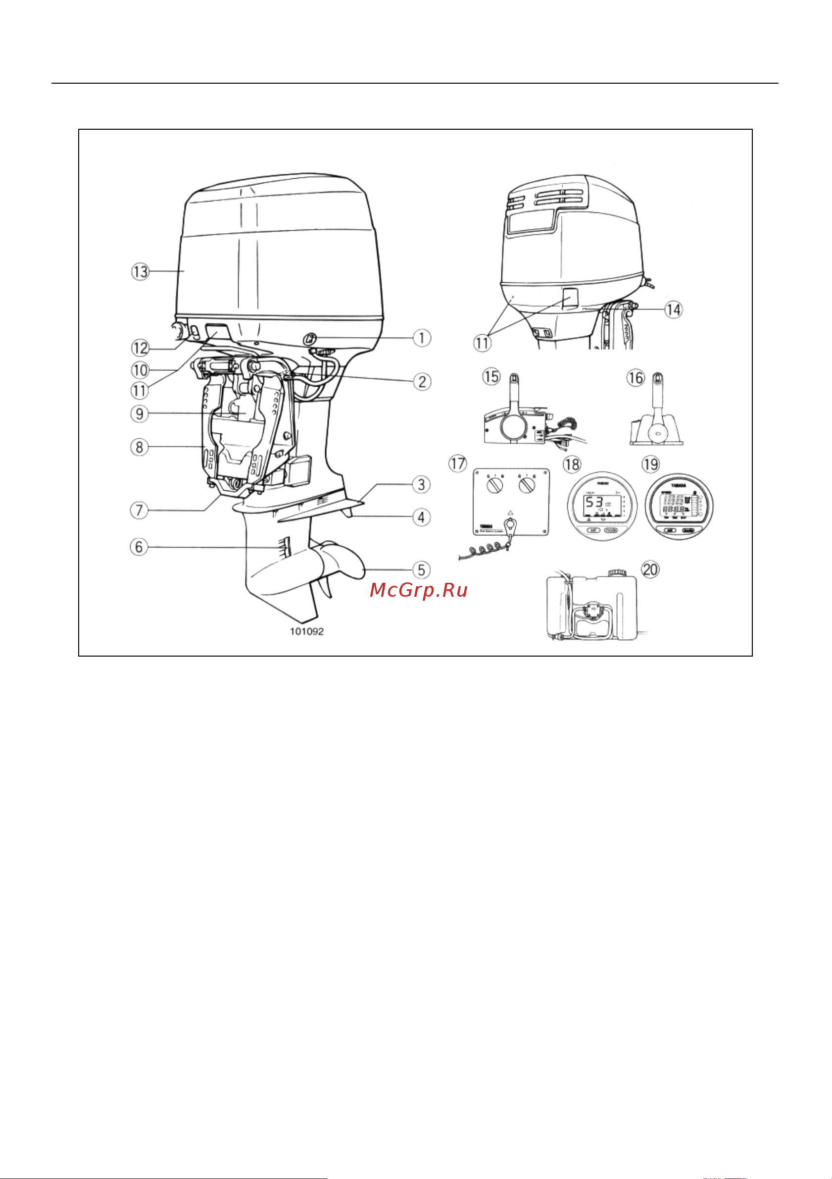 Yamaha 200F Руководство по эксплуатации онлайн [15/128] 634010