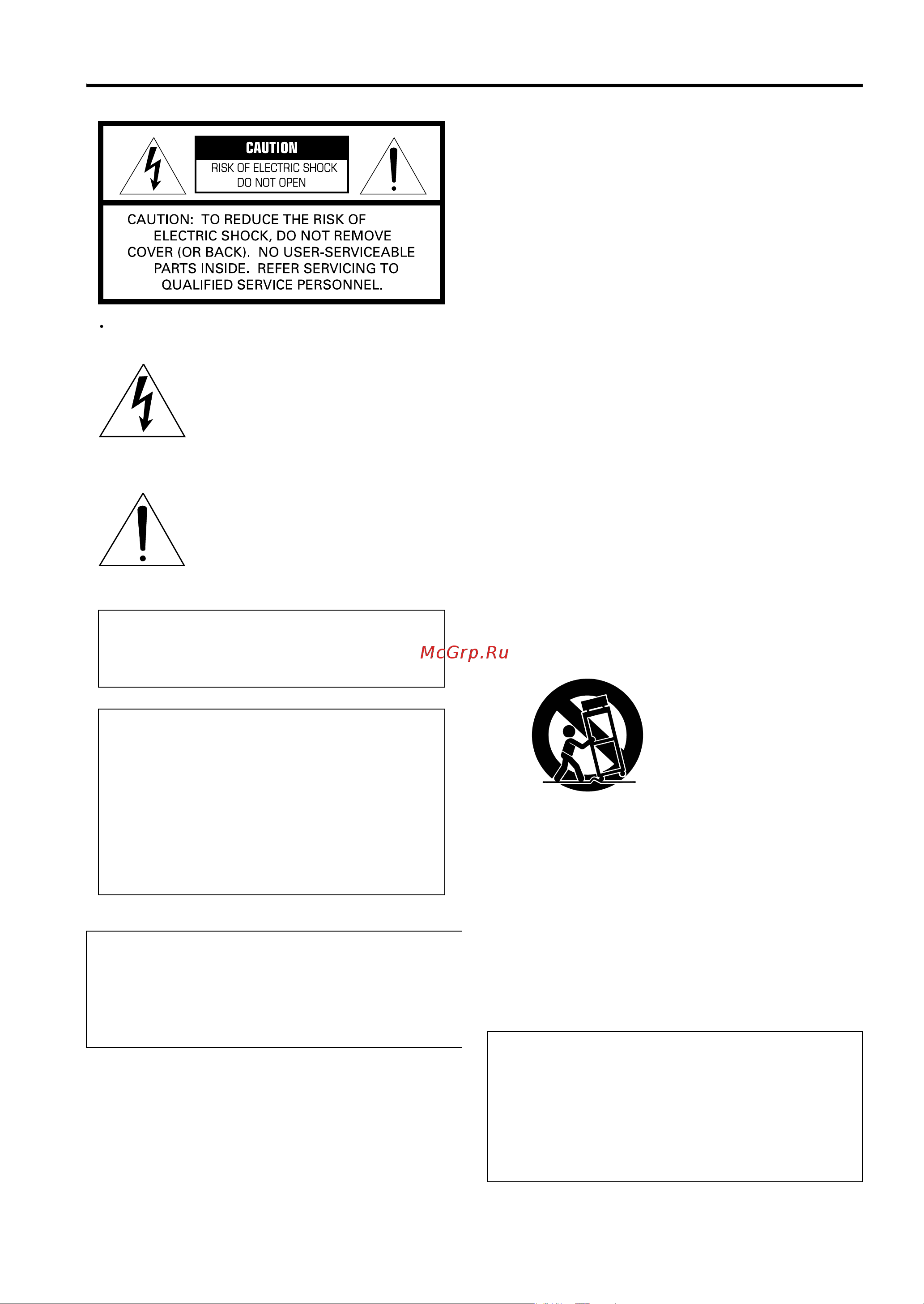 Yamaha YST-SW216 [2/20] Important safety instructions