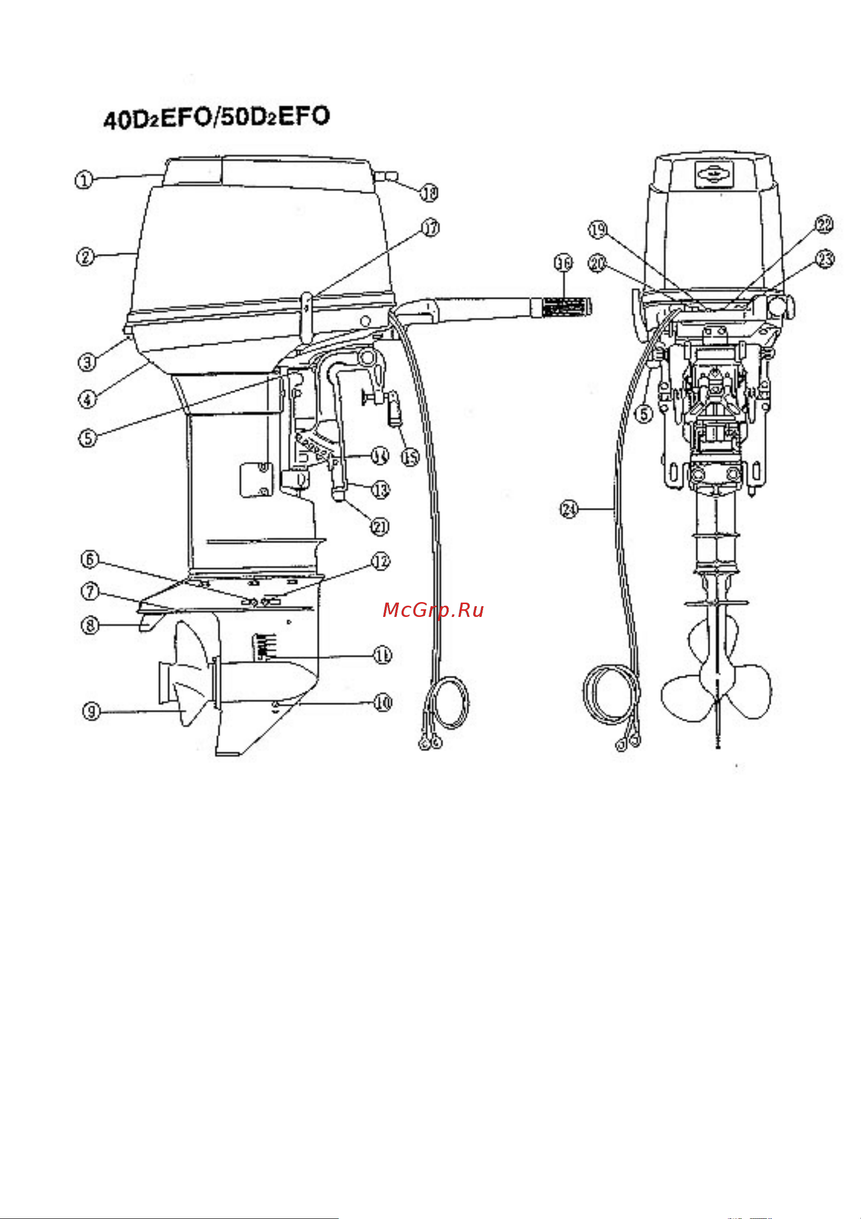 Tohatsu M 50 D2 EPTOS Руководство по эксплуатации онлайн [10/88] 634317