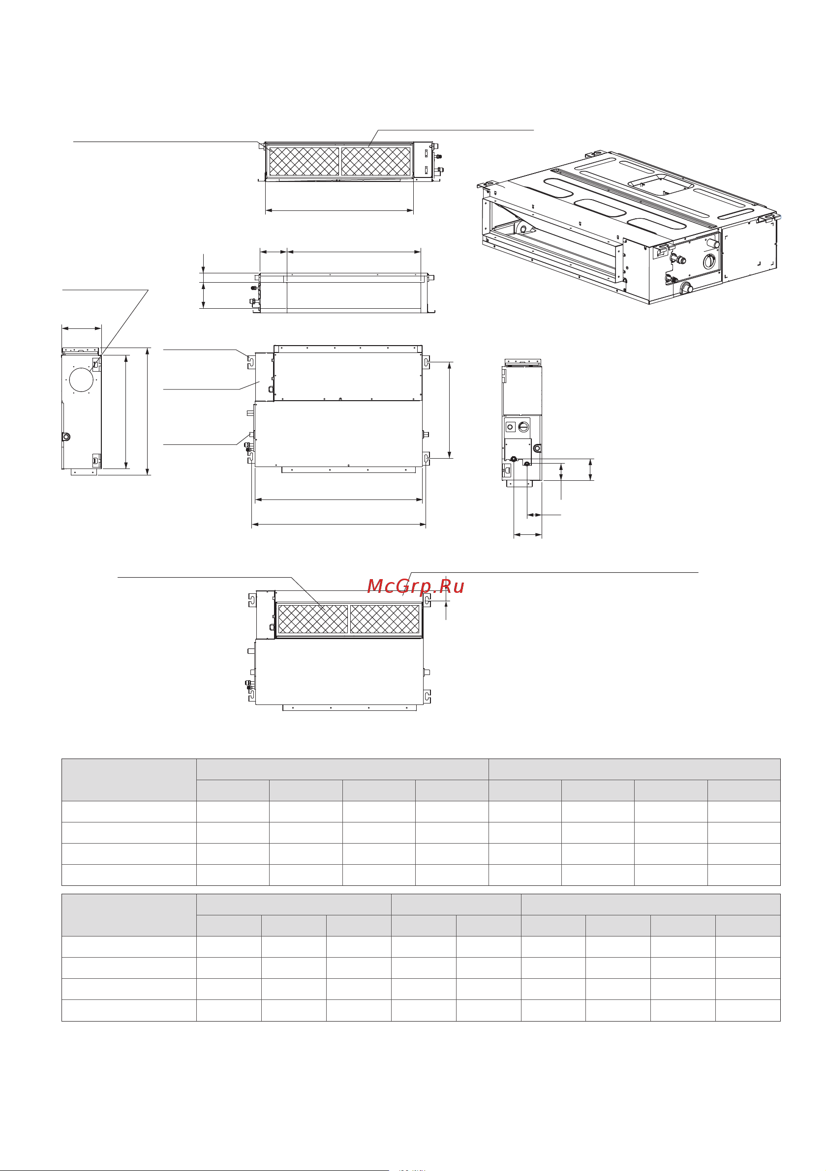 Lessar LU-2HE18FME2 [56/124] Канальные блоки