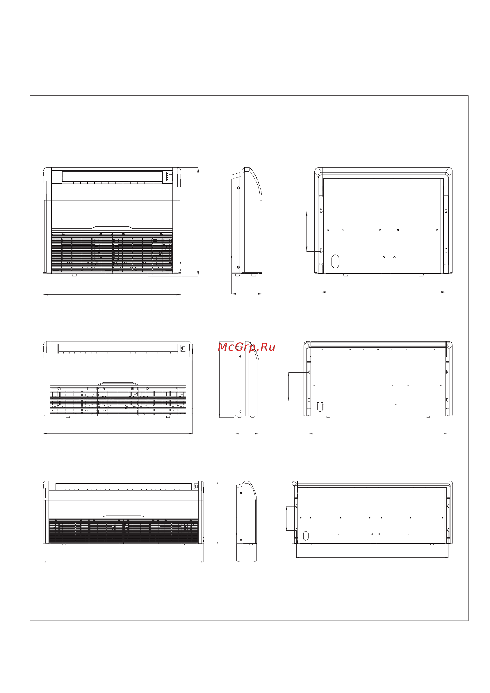 Energolux SACF60D3-A/SAU60U3-A [6/28] Размеры блоков