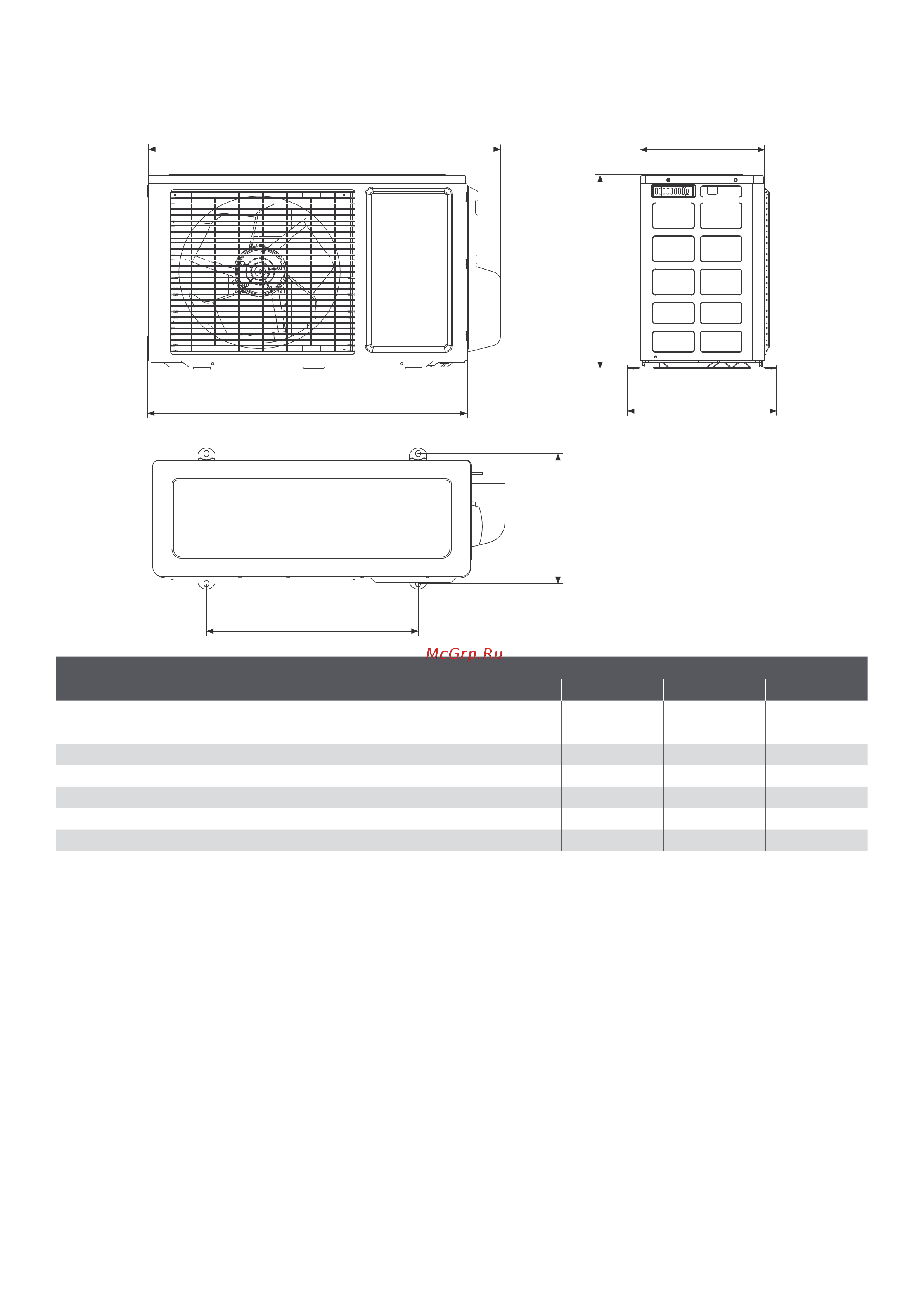 Tosot NATAL T07H-SNa/I/T07H-SNa/O [16/34] Наружные блоки
