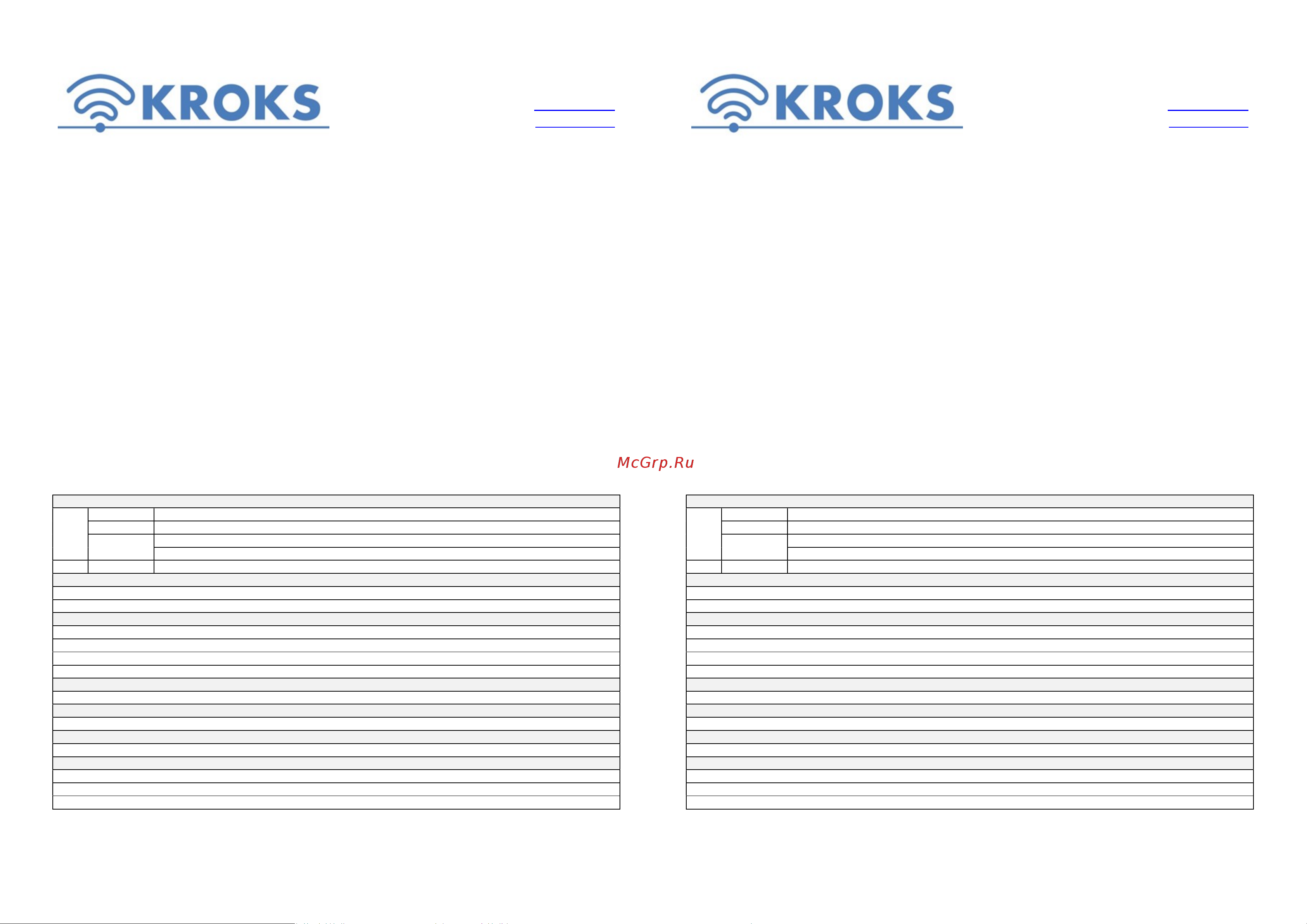 Kroks Rt-Brd RSIM DS eQ-EP Руководство пользователя онлайн