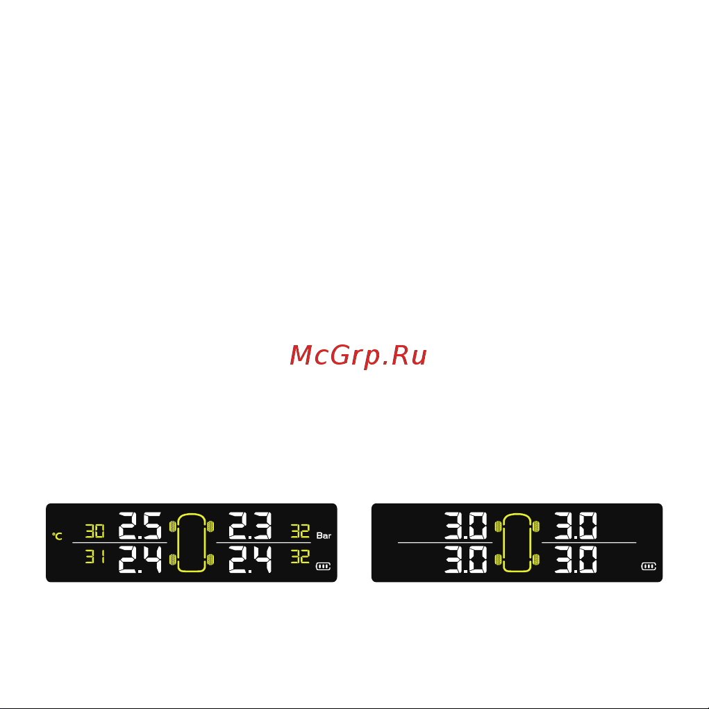 TrendVision TPMS Control Инструкция по эксплуатации онлайн [10/29] 635292