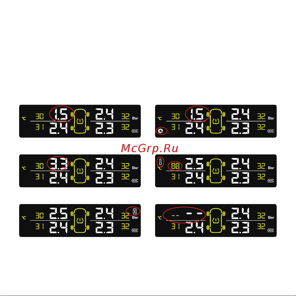 TrendVision TPMS Control [11/29] Сигнал тревоги