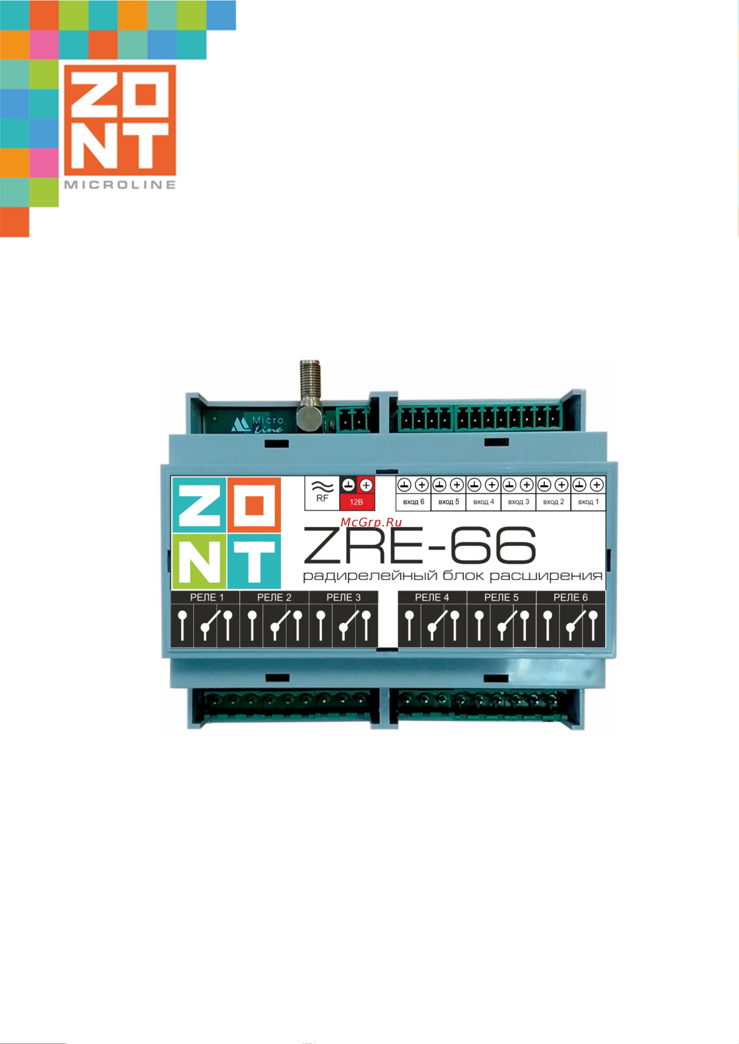 Zont ZRE-66 Руководство пользователя онлайн