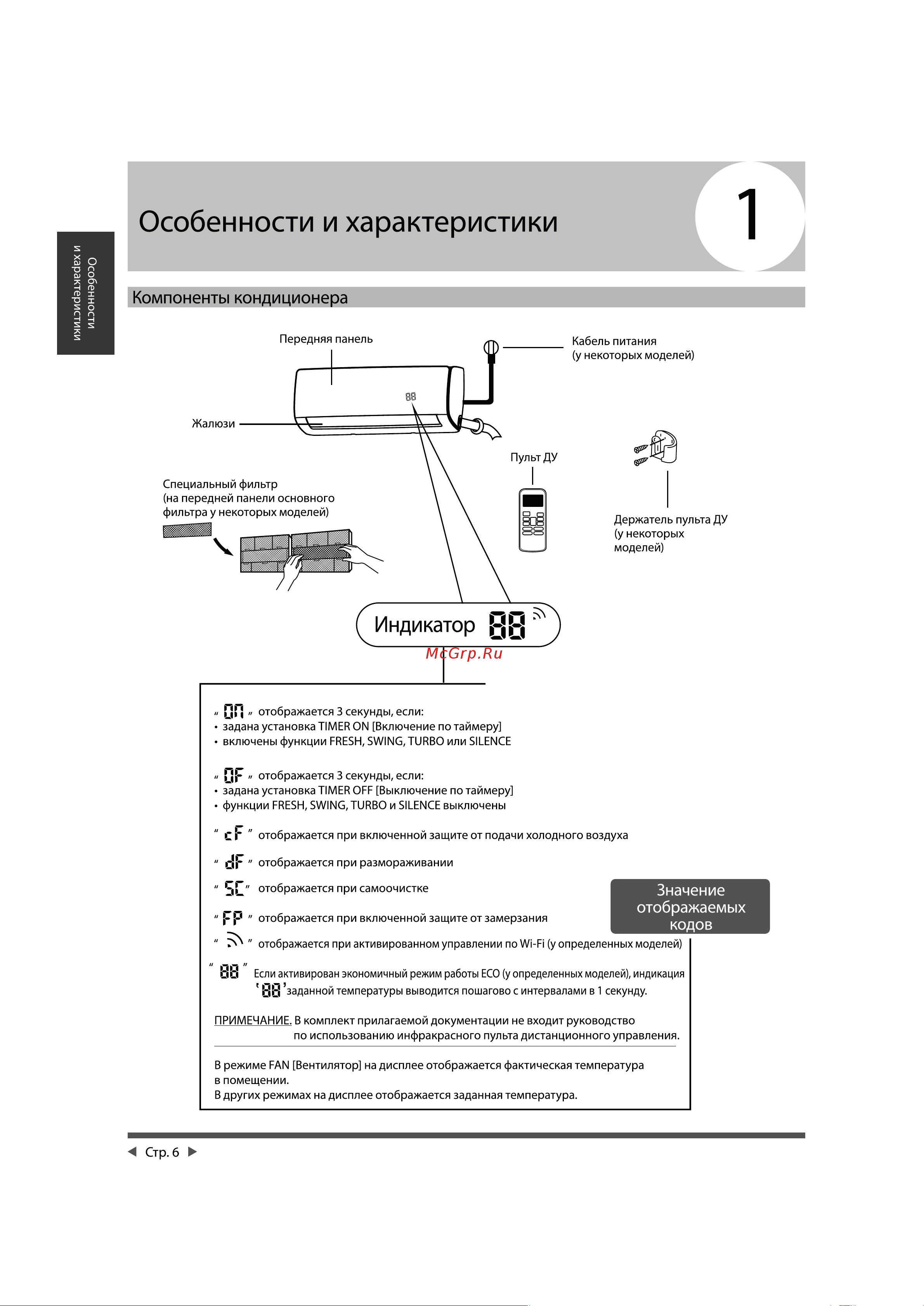 Cherbrooke CSA-18HRN1/COX-18HN1 Инструкция по эксплуатации онлайн [6/24 ...