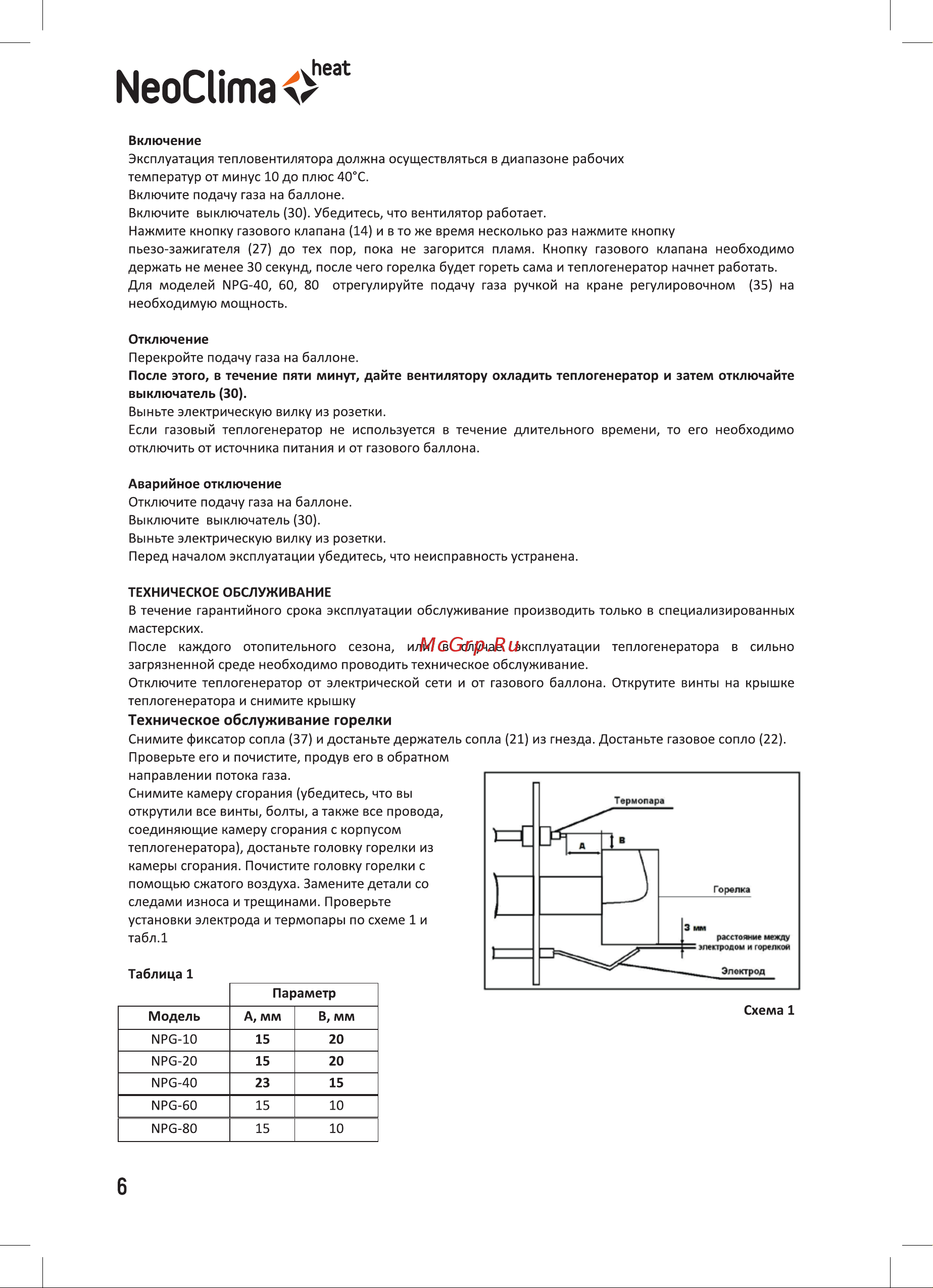 Neoclima NPG-40 [6/20] Меоснталг