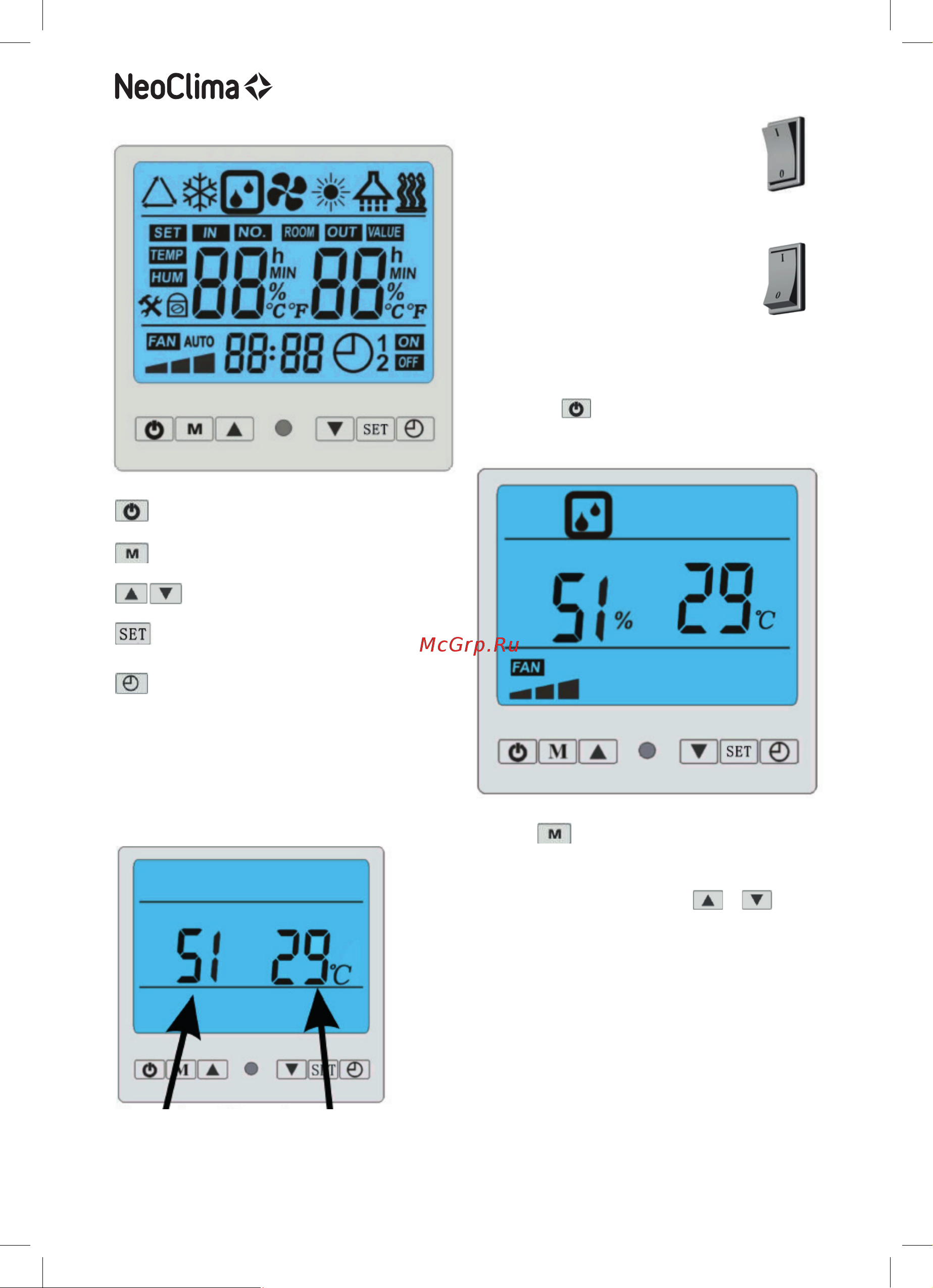 Neoclima FDW03H [6/20] Запуск изделия