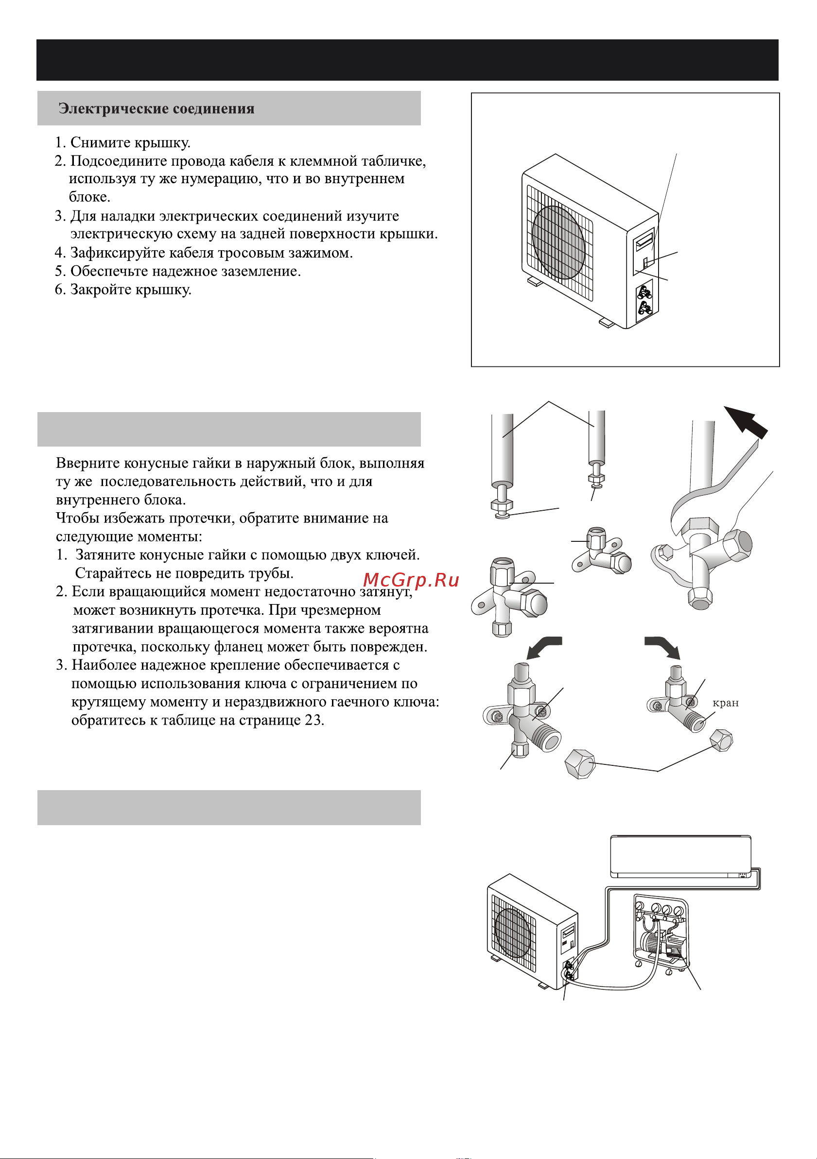 Tcl Elite ART TAC-09HRA/ES/TACO-09HA/E2 [21/32] Руководство по установке кондиционера