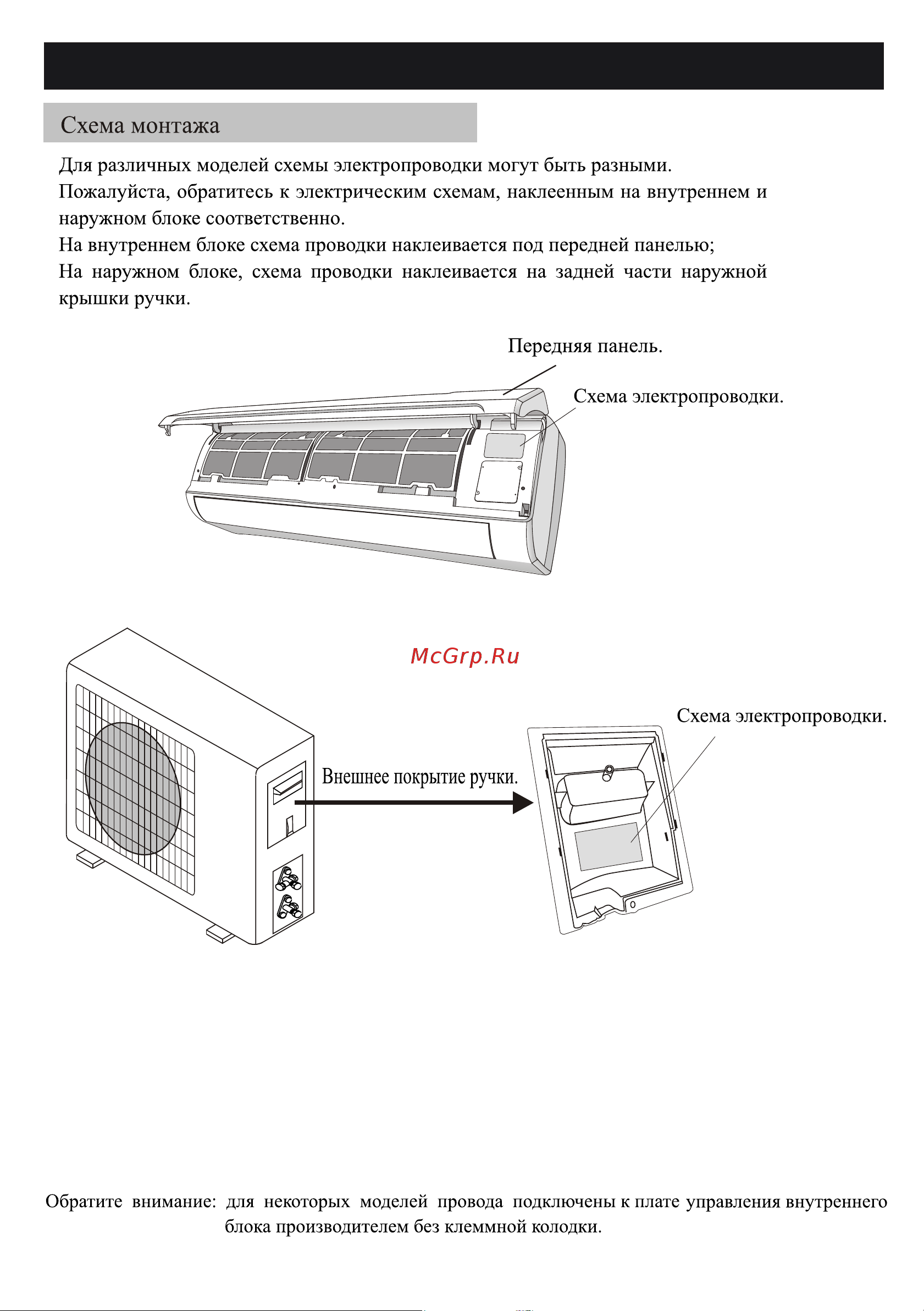 Tcl Glory TAC-18HRA/GA/TACO-18HA/GA [23/32] Схема монтажа