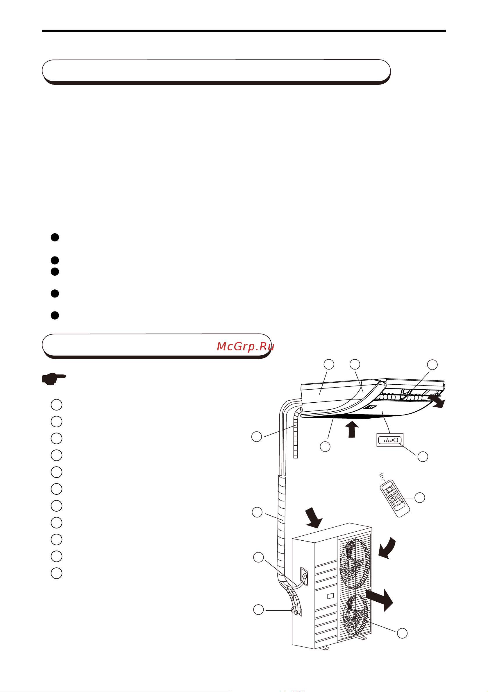 Tcl TMV-V71ZD/N1Y [3/19] Внутренний и наружный блоки
