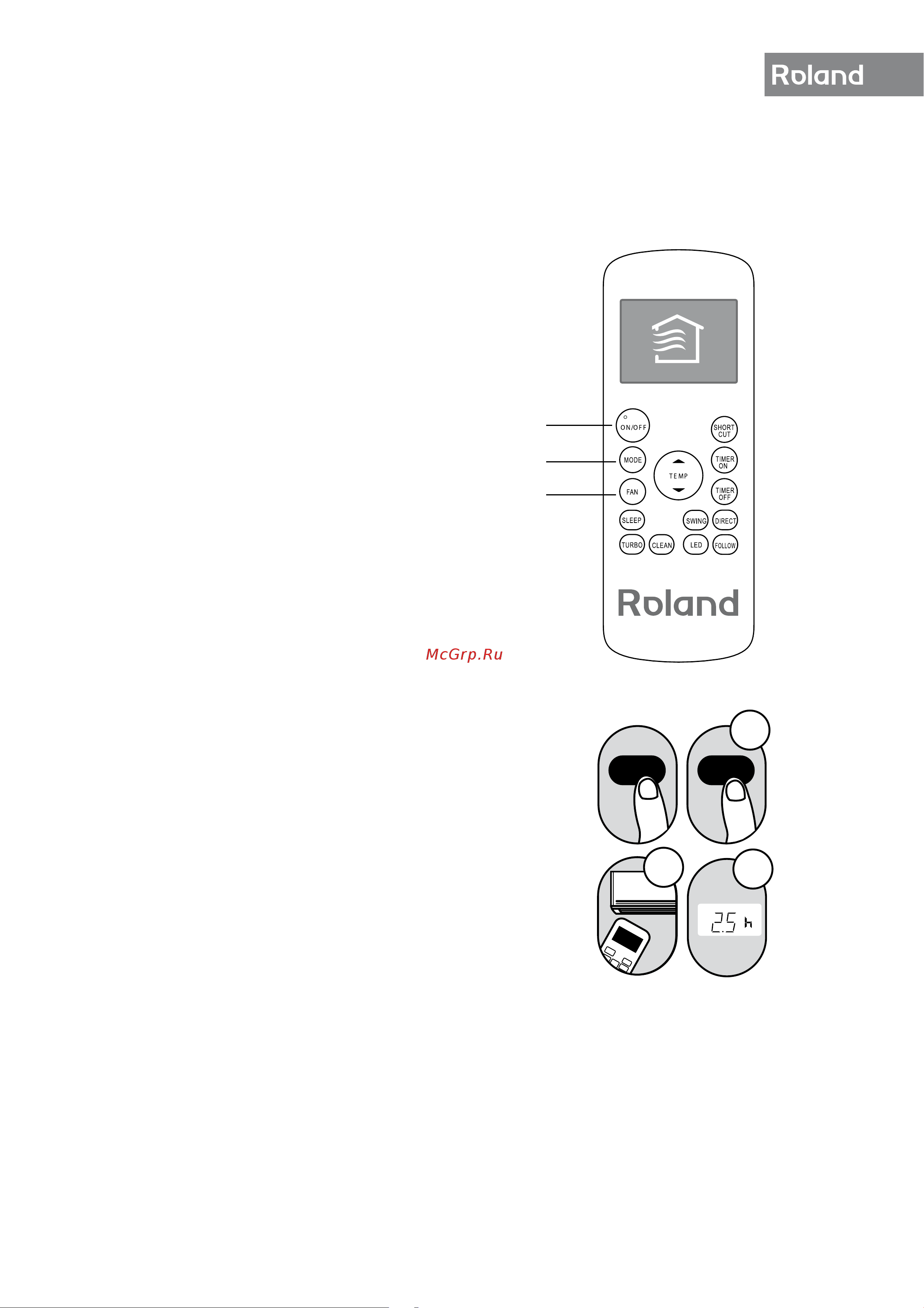 Roland FAVORITE FU-12HSS010/N2 Инструкция по эксплуатации онлайн [13/30] 636216