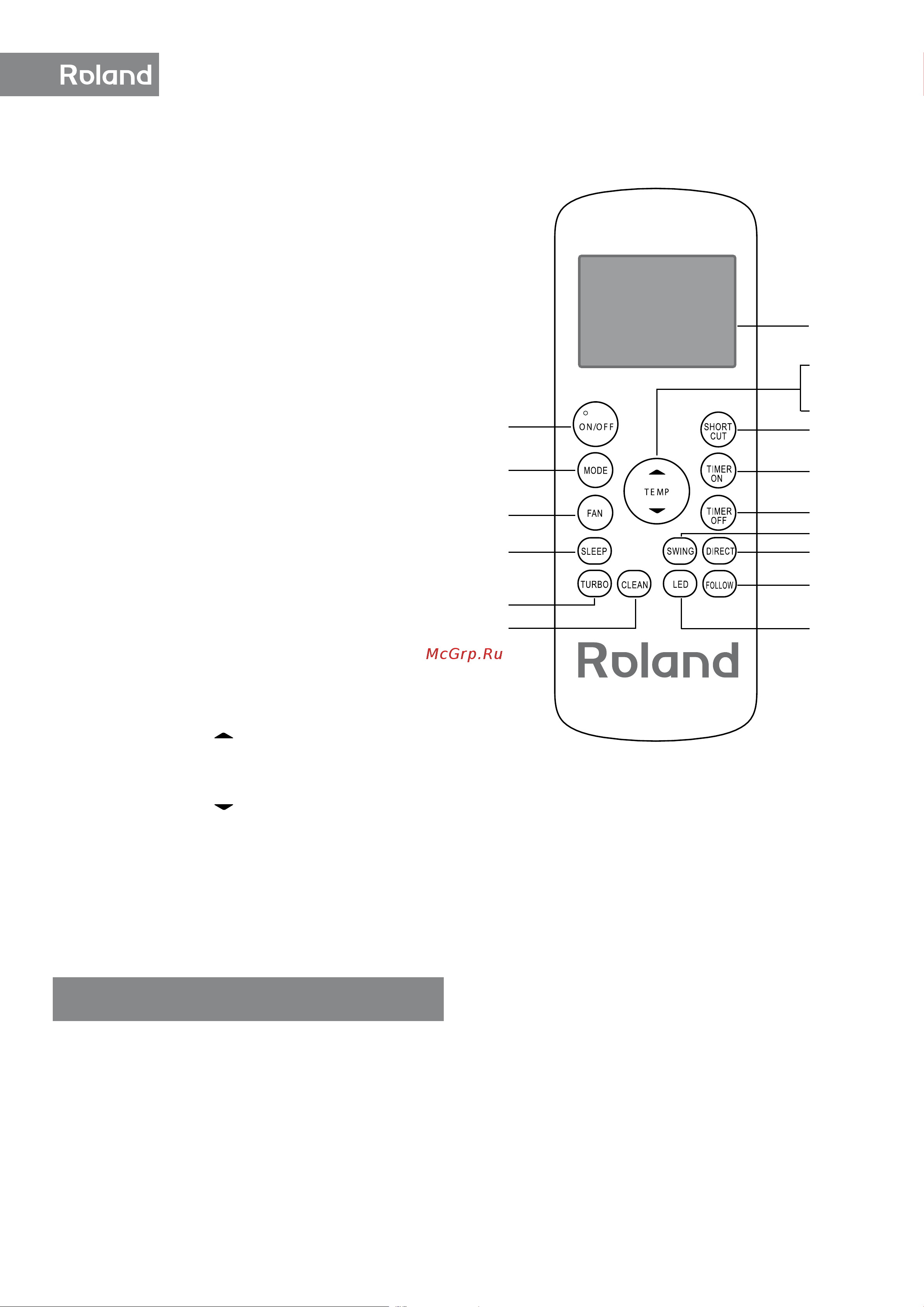 Roland FAVORITE FU-12HSS010/N2 [8/30] Внимание