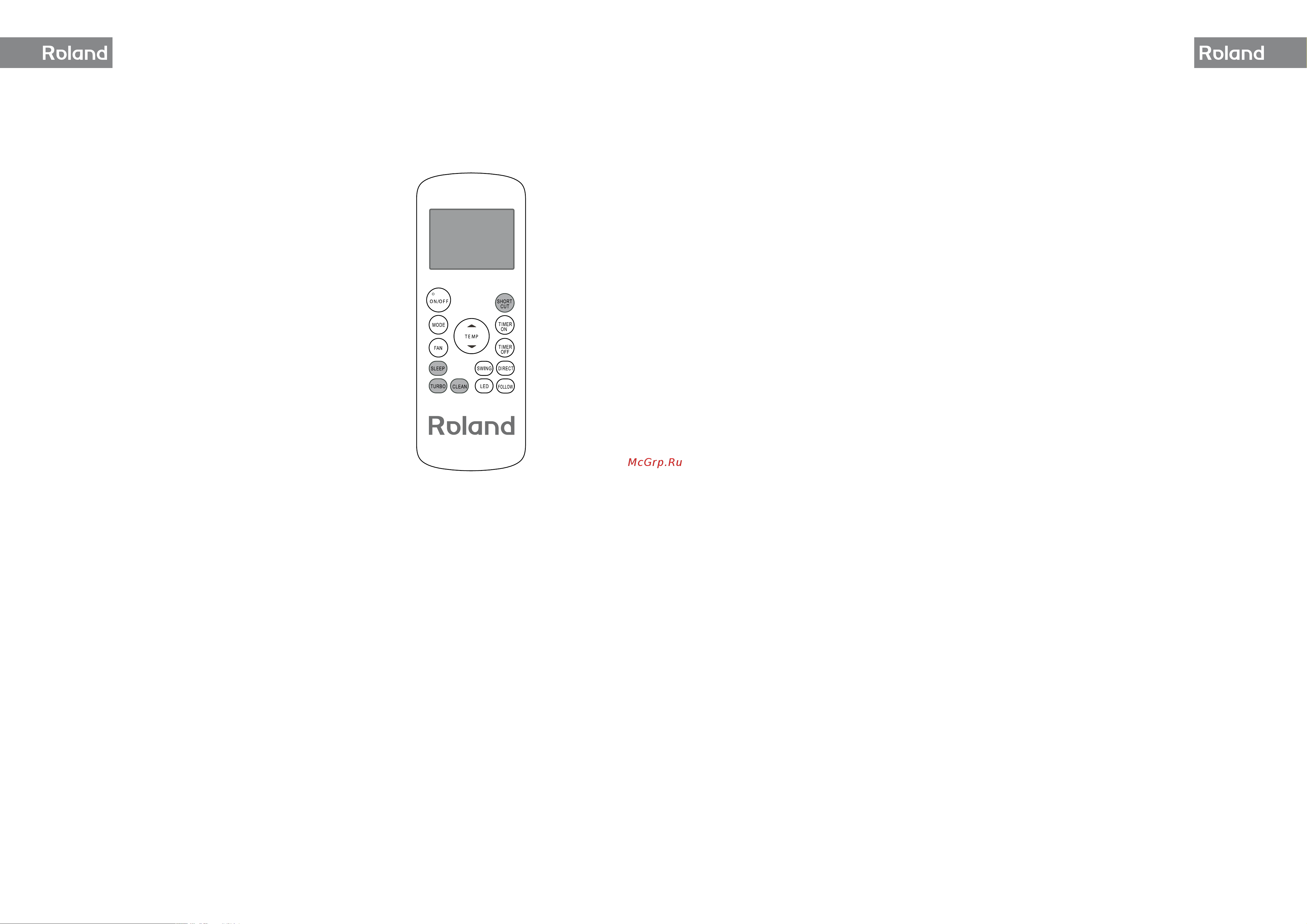 Roland FAVORITE Inverter FIU-09HSS010/N2 Инструкция по эксплуатации онлайн [9/16] 636231